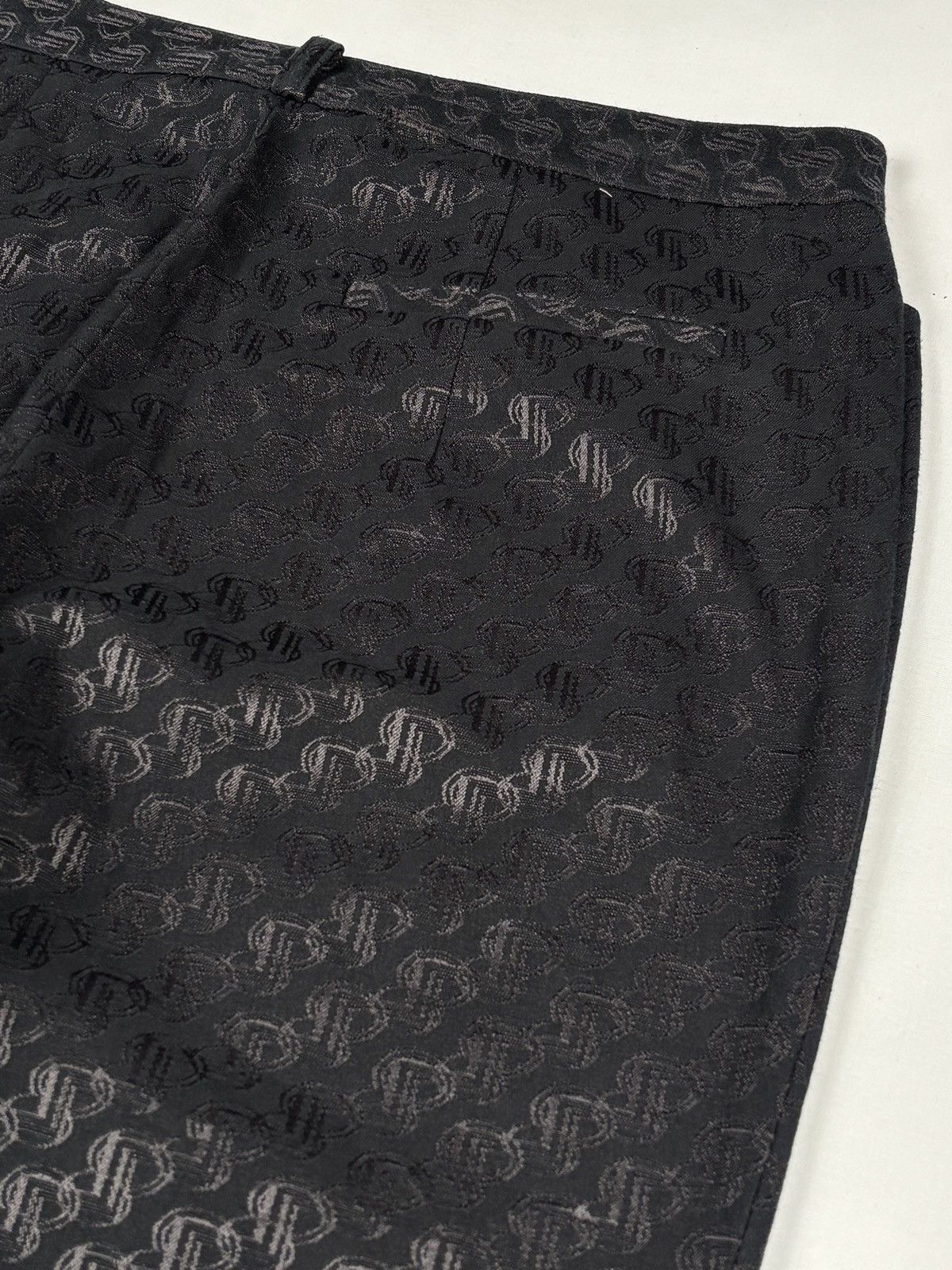 Gucci Tom Ford - 2000s Jacquard Pattern Trousers Size US 29 - 11 Thumbnail