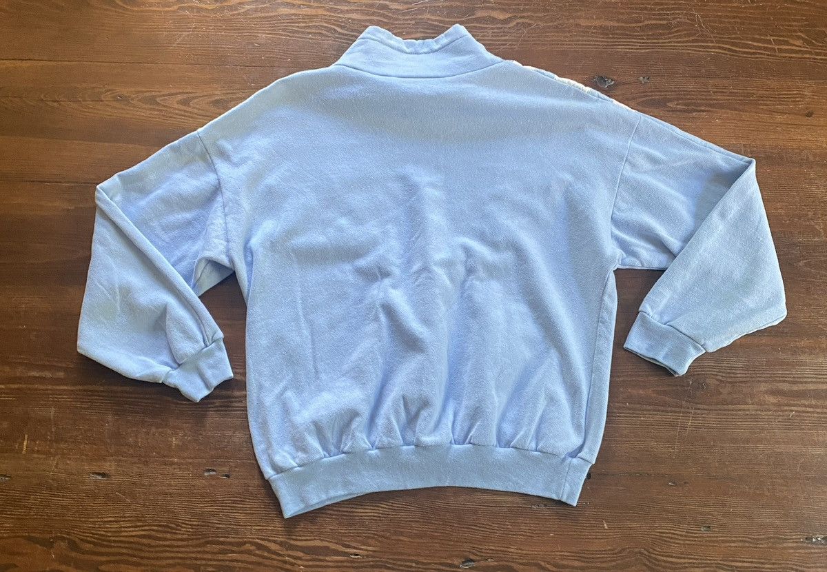 Vintage Vintage 80’s Mock Neck Baby Blue Pink Ski Sweatshirt Size US XS / EU 42 / 0 - 9 Thumbnail