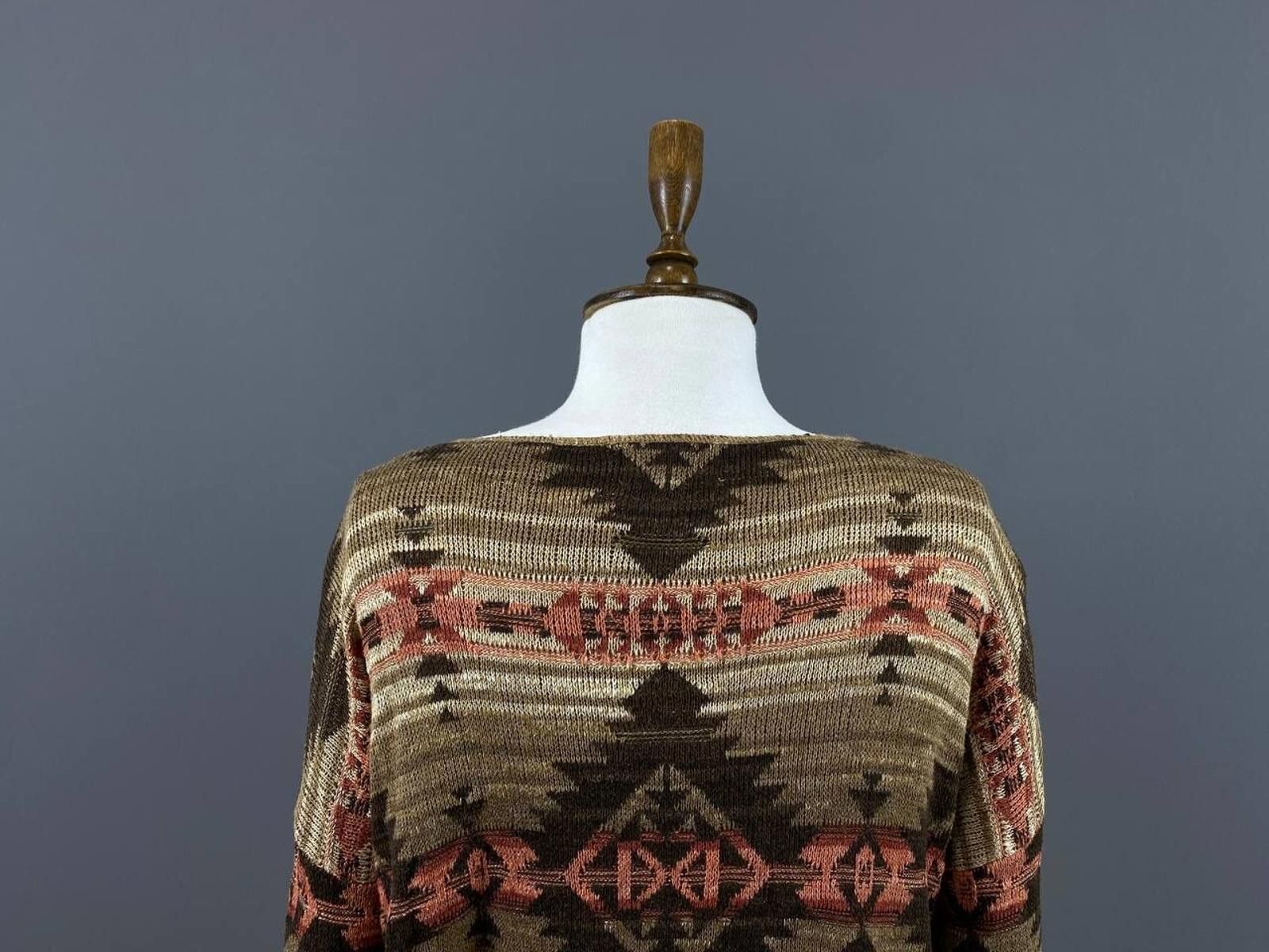 Denim & Supply Ralph Lauren Denim & Supply Ralph Lauren Geometric Knit Sweater Size M Size M / US 6-8 / IT 42-44 - 5 Thumbnail