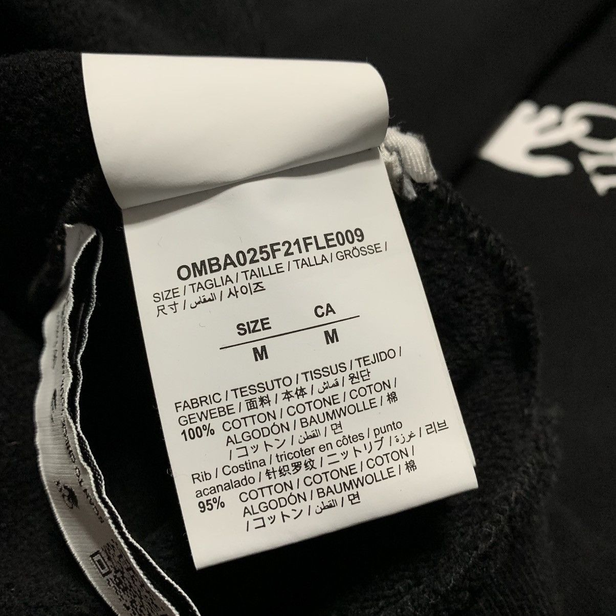 Off-White Off White Medium Caravaggio Graphic Black Sweatshirt Virgil Size US M / EU 48-50 / 2 - 11 Thumbnail