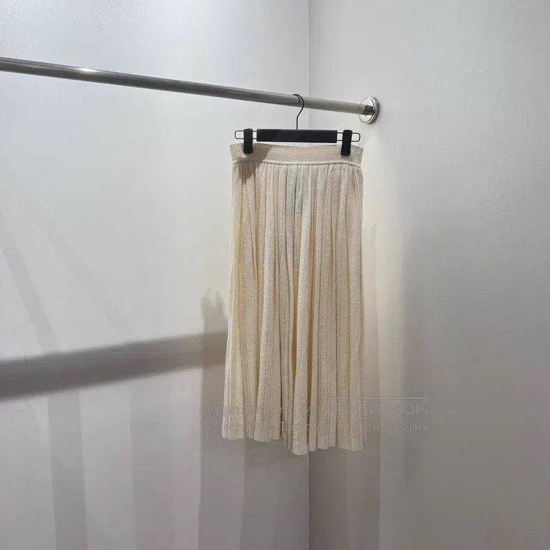 Loro Piana Loro Piana size S Cashmere Pleated Skirt Size 22" - 2 Thumbnail