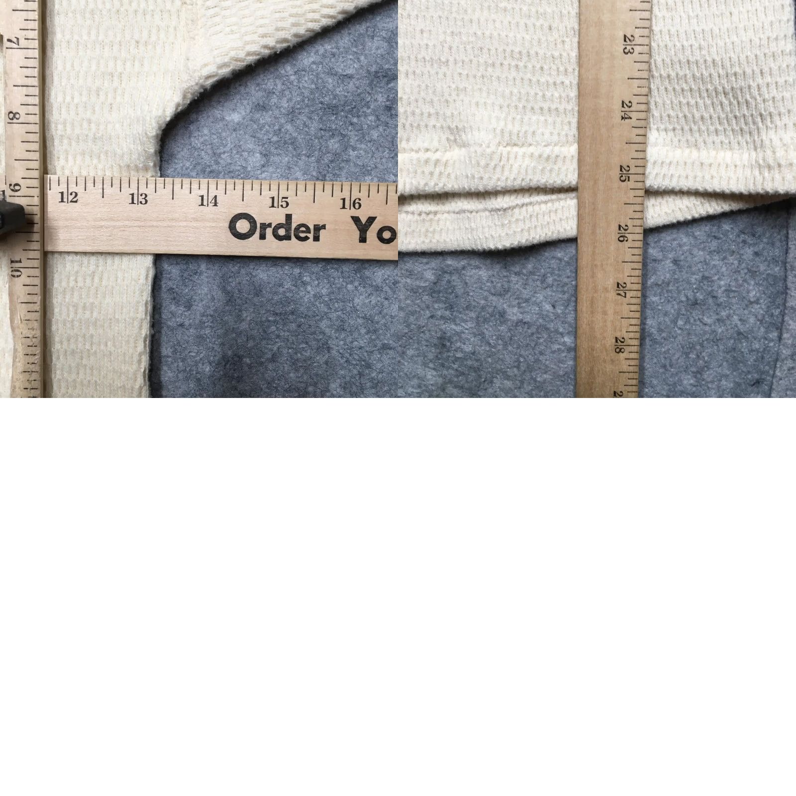 Vintage VINTAGE Towncraft Mens Medium White Thermal Long Johns Shirt M White Solid Long Sleeve Base Layer Mens Shirts Size US M / EU 48-50 / 2 - 8 Thumbnail