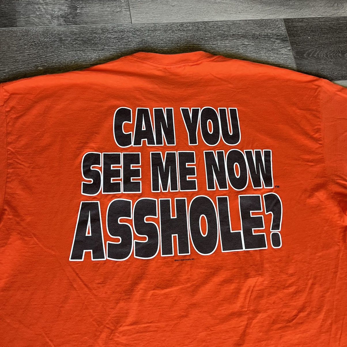 Vintage Vintage 2000s BADD Can You See Me Now Asshole Parody T Shirt Size US XXL / EU 58 / 5 - 3 Thumbnail