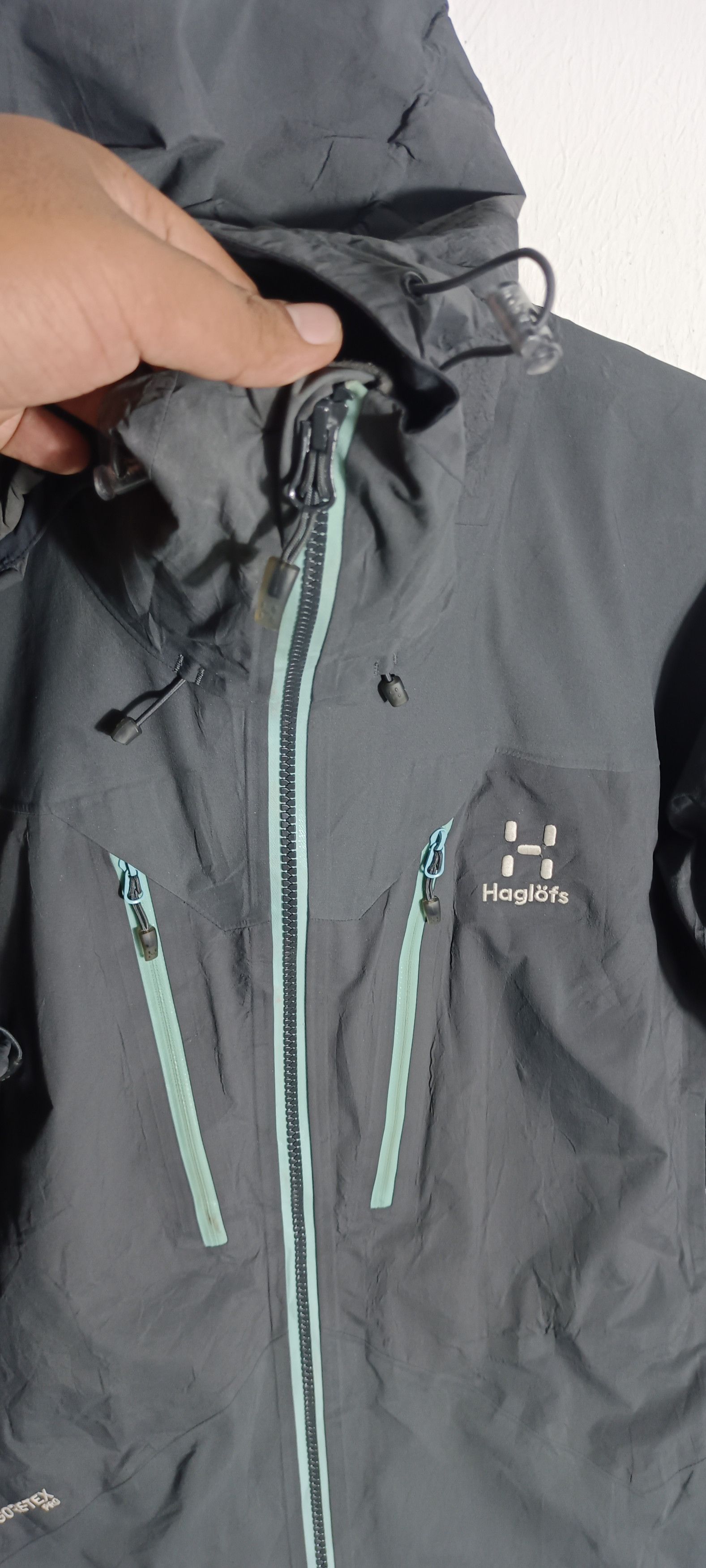 Goretex × Haglofs Spitz Jacket Women Magnetite Size M / US 6-8 / IT 42-44 - 12 Thumbnail