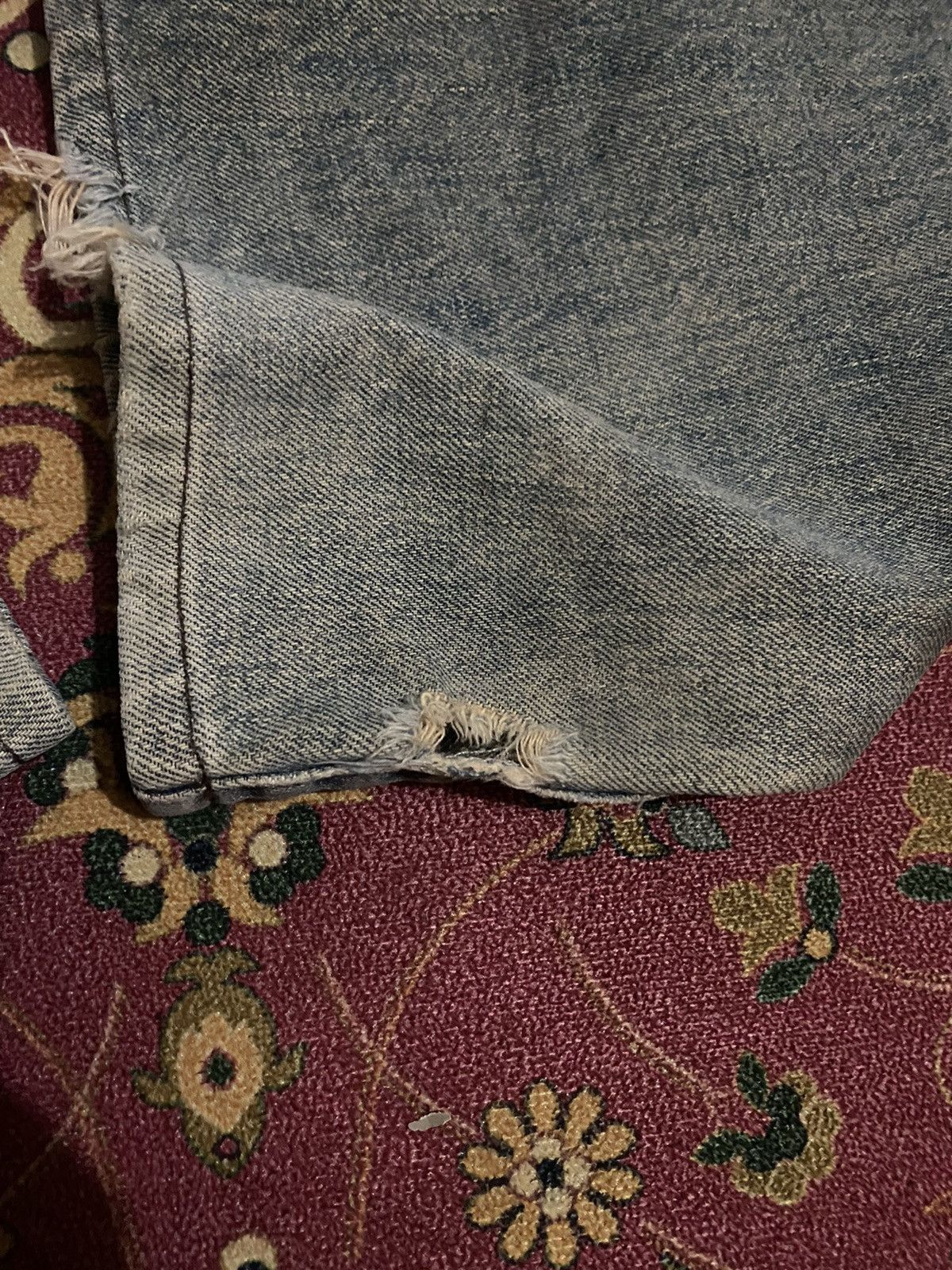 Japanese Brand Vintage Wrangler Bootcut Distressed Faded Denim Size US 31 - 9 Thumbnail
