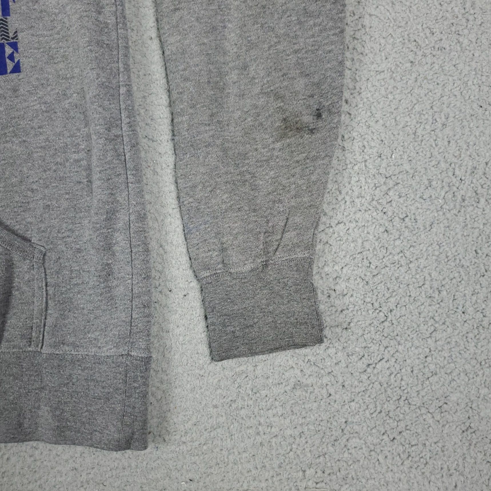 Nike Nike Air Gray Full Zip Hoodie Sweatshirt Mens Size M - Stained, Adjustable, Pockets Size US M / EU 48-50 / 2 - 4 Thumbnail