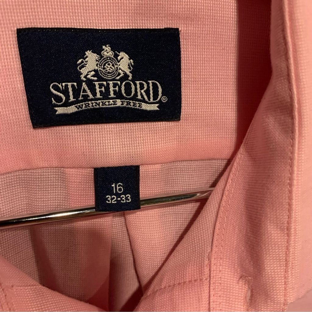 Stafford Men’s Stafford Dress Shirt Size US L / EU 52-54 / 3 - 3 Thumbnail