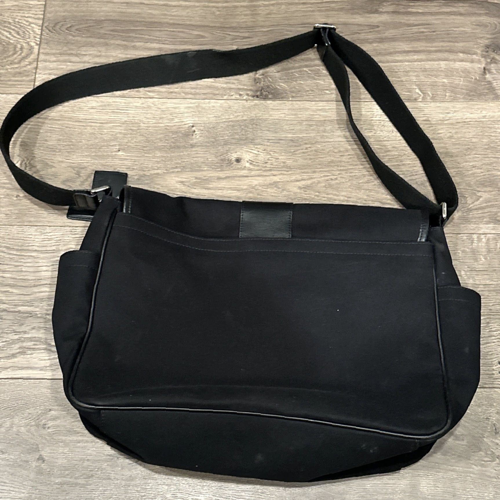 Coach COACH Transatlantic Messenger Bag 6437 Black Leather Neoprene Men Size ONE SIZE - 3 Thumbnail