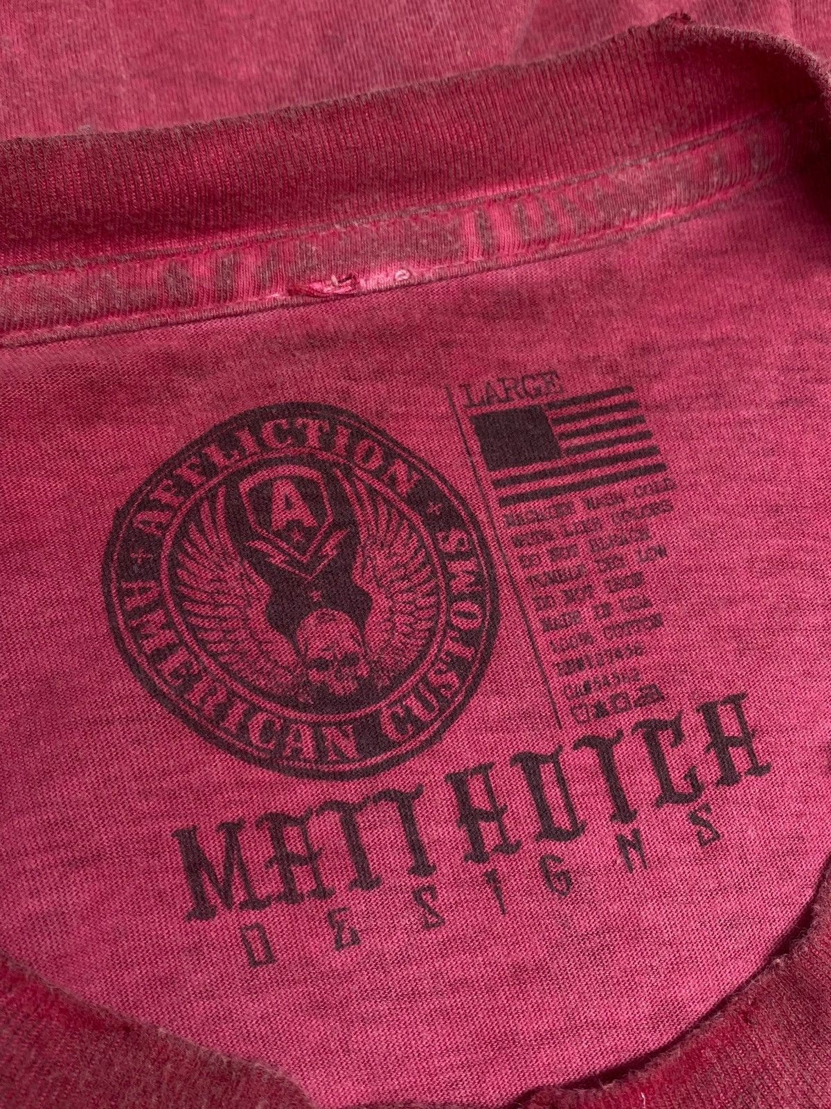 Affliction 🔥 Y2K AFFLICTION BIKER SKULL TEE DISTRESSED TATTOO STYLE Size US L / EU 52-54 / 3 - 14 Thumbnail