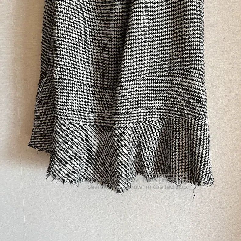 Comme des Garcons Comme Des Garcons size S Houndstooth wool mermaid skirt Size 25" / US 0 / IT 36 - 4 Thumbnail