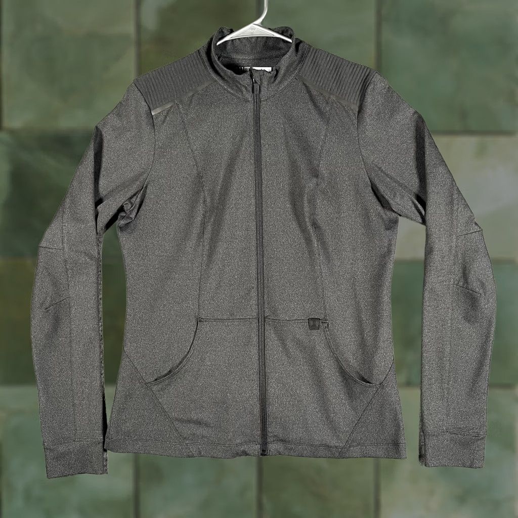 Vintage 5.11 Tactical Jacket Womens Large Gray Softshell Full Zip Track Tactical Gear Size L / US 10 / IT 46 - 1 Thumbnail
