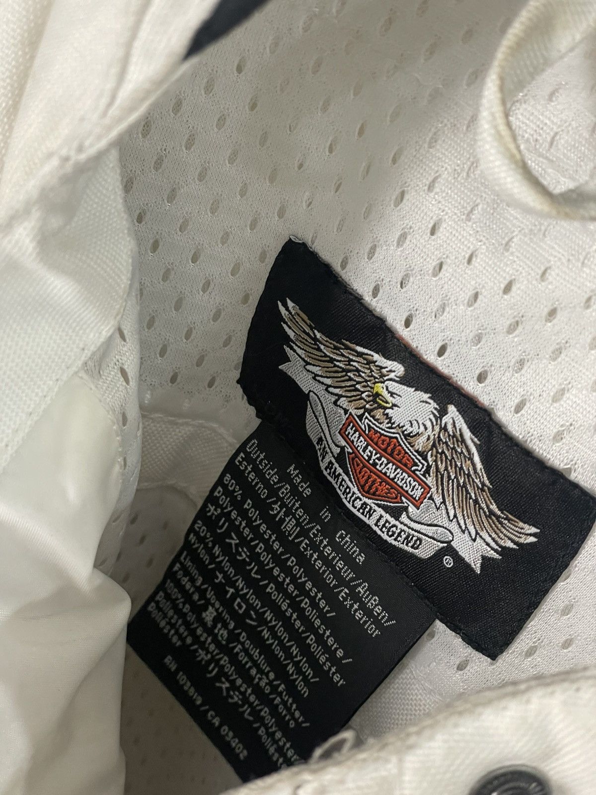 Harley Davidson × Vintage Vintage Harley Davidson Moto Y2K Crazy Heavy Jacket Size S / US 4 / IT 40 - 17 Thumbnail