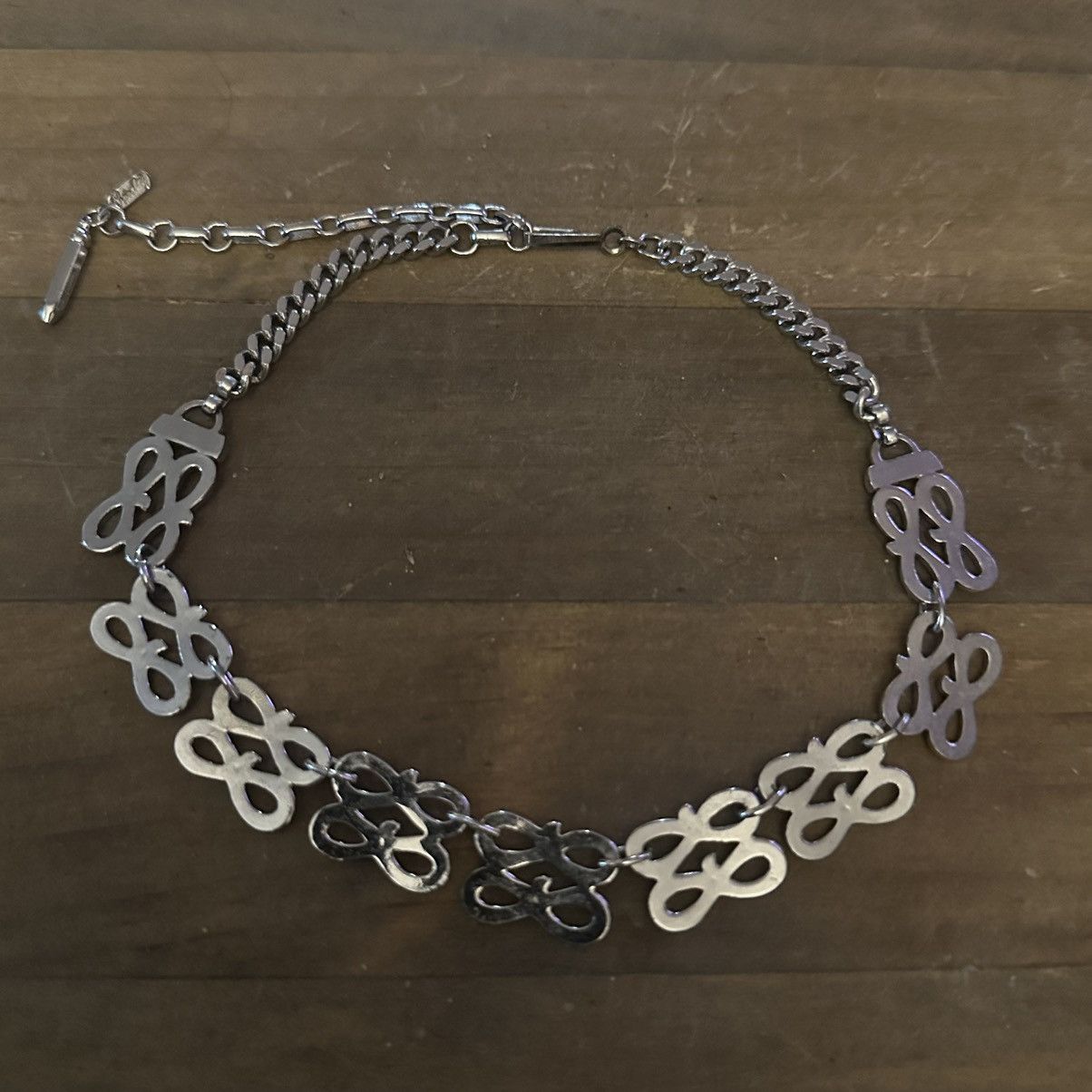 Vintage Vintage Barclay swirly link choker necklace Size ONE SIZE - 5 Thumbnail