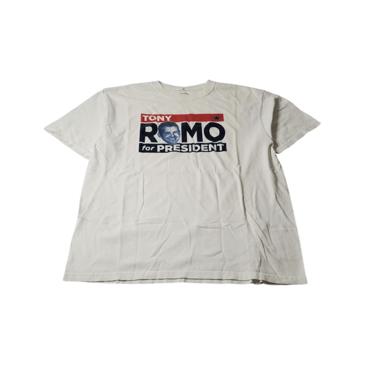 NFL × Reebok Y2K Tony Romo for President T-Shirt Size US L / EU 52-54 / 3 - 1 Thumbnail