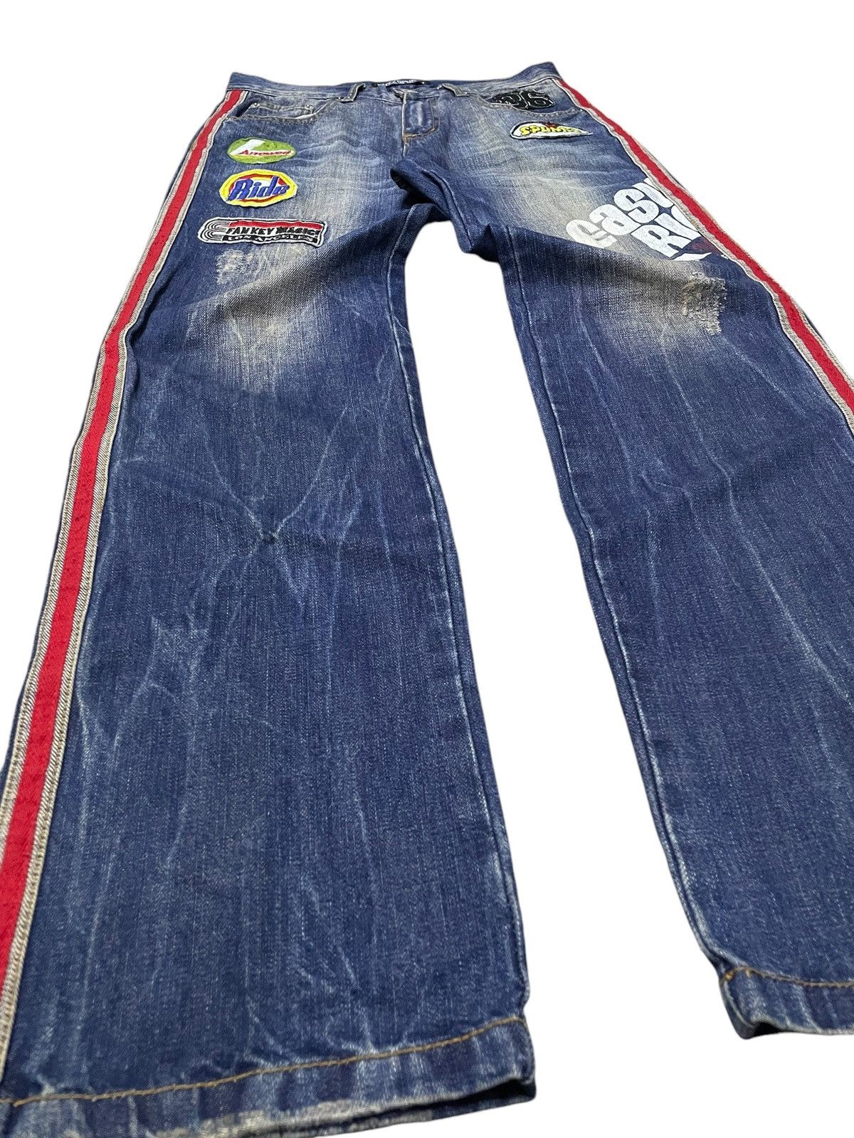Hysteric Glamour × Shellac Buzz Spunky Japan Archive Surfer Patched Loose Jeans Size US 30 / EU 46 - 10 Thumbnail