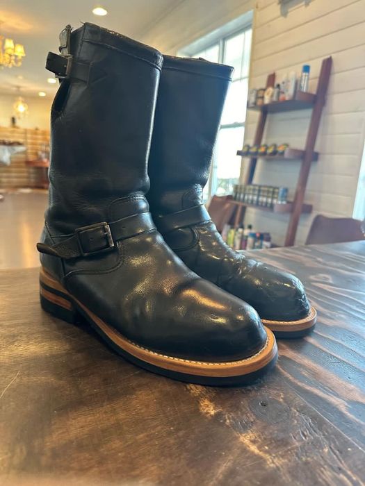 rrl murdock engineer boots