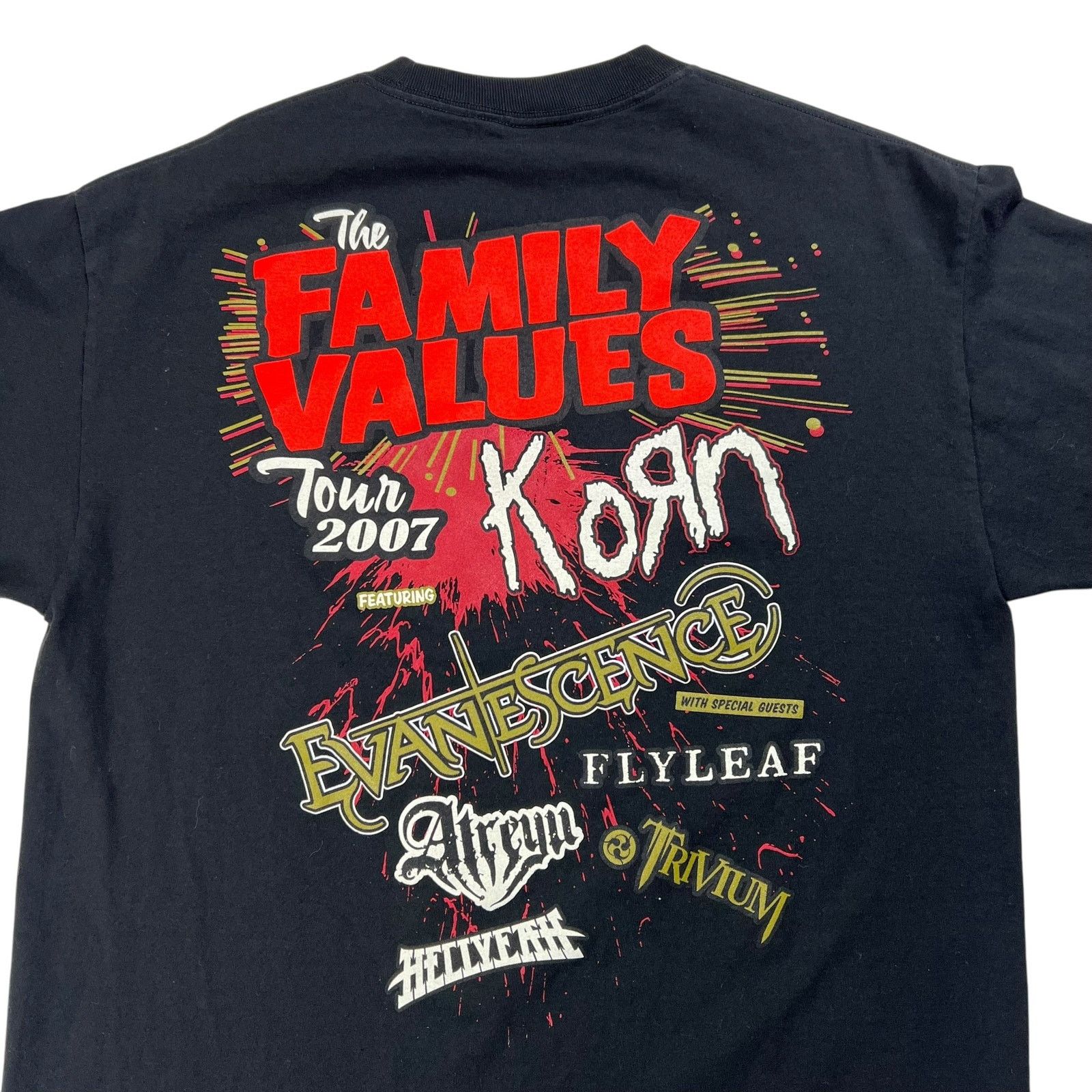 Band Tees × Vintage Vintage 2007 Family Values Tour Korn Evanescence band tee Size US L / EU 52-54 / 3 - 2 Thumbnail