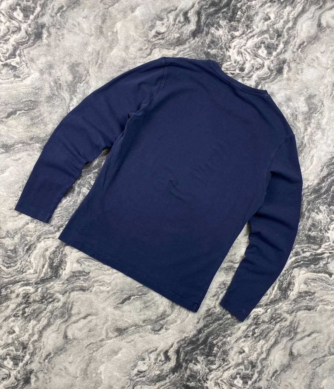 Versace Versace Jeans Big Logo Long Sleeve Men Size S Blue Size US S / EU 44-46 / 1 - 12 Thumbnail