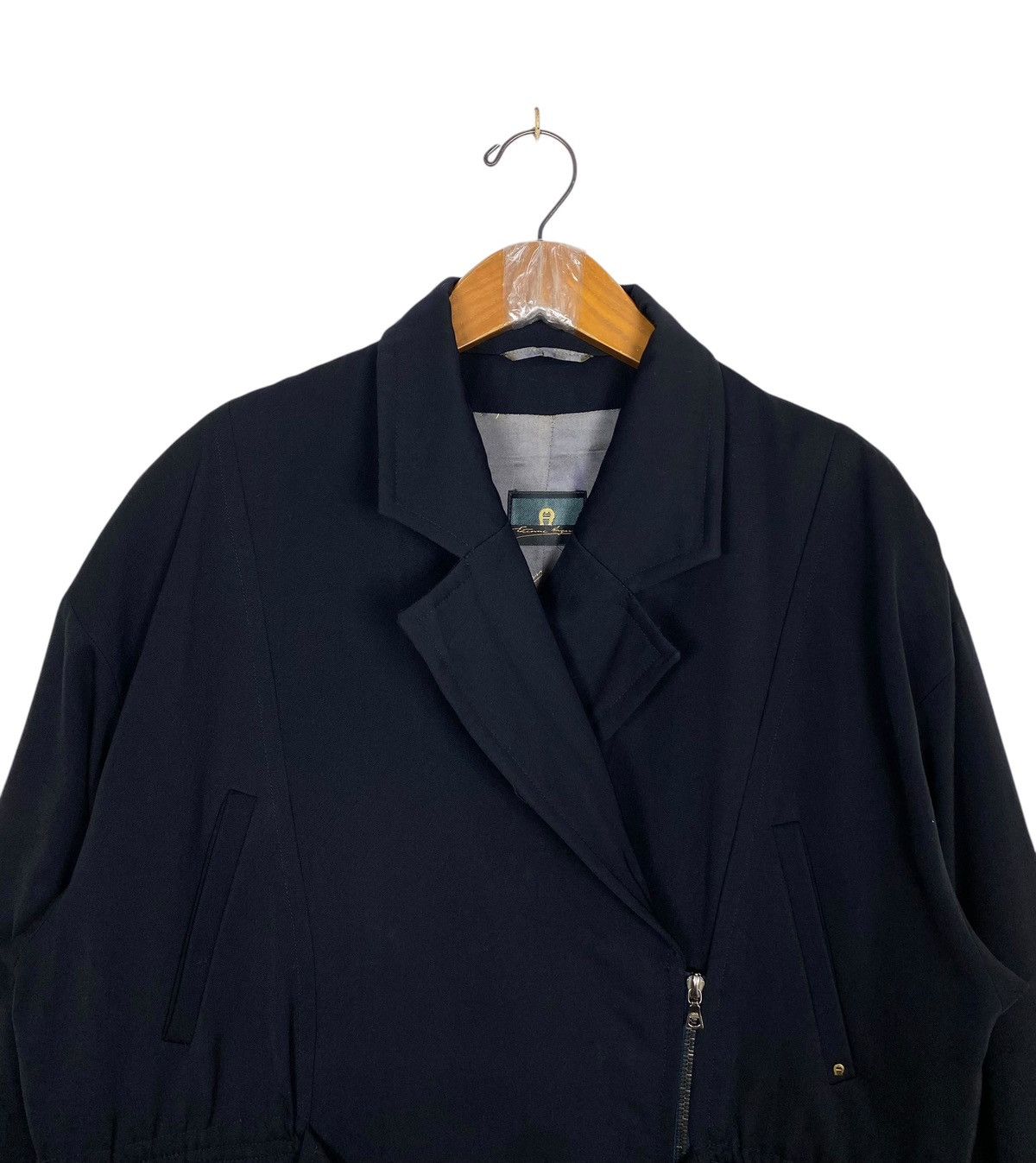 Etienne Aigner Rare Vtg Etienne Aigner Wool Coat With Rope Germany Riri Zip Size M / US 6-8 / IT 42-44 - 5 Thumbnail