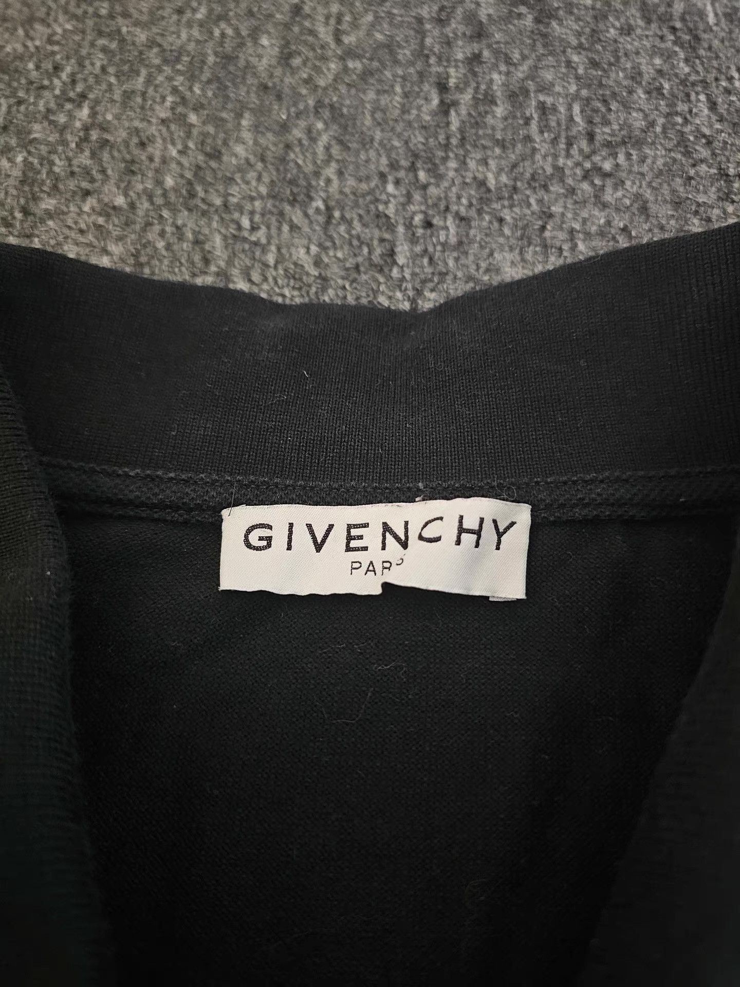 Givenchy Givenchy Men's Black Polo Shirt, Size US XXL / EU 58 / 5 - 3 Thumbnail