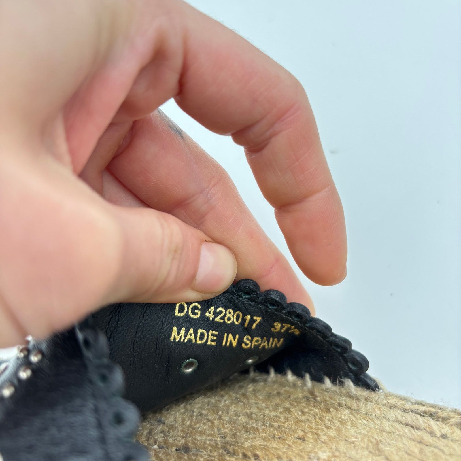 Saint Laurent Paris Saint Laurent Paris YSL Studded Leather Espadrilles Size US 7.5 / IT 37.5 - 11 Thumbnail