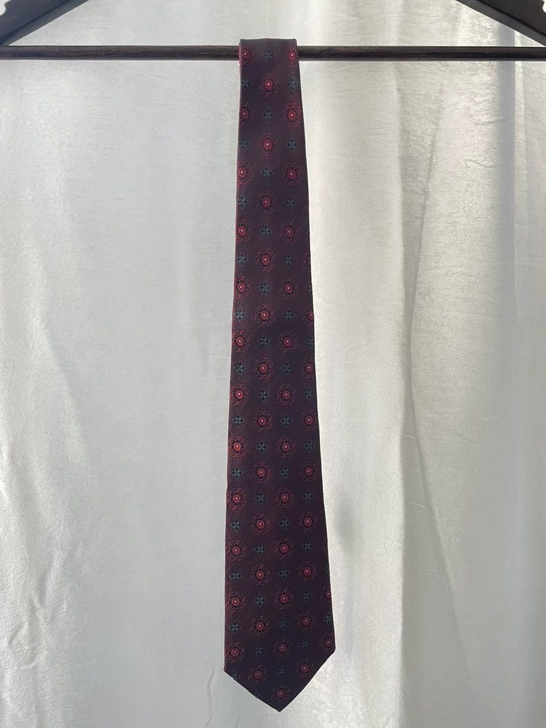 Comme des Garcons Comme des Garcons Embroidered Red Tie Size ONE SIZE - 1 Thumbnail