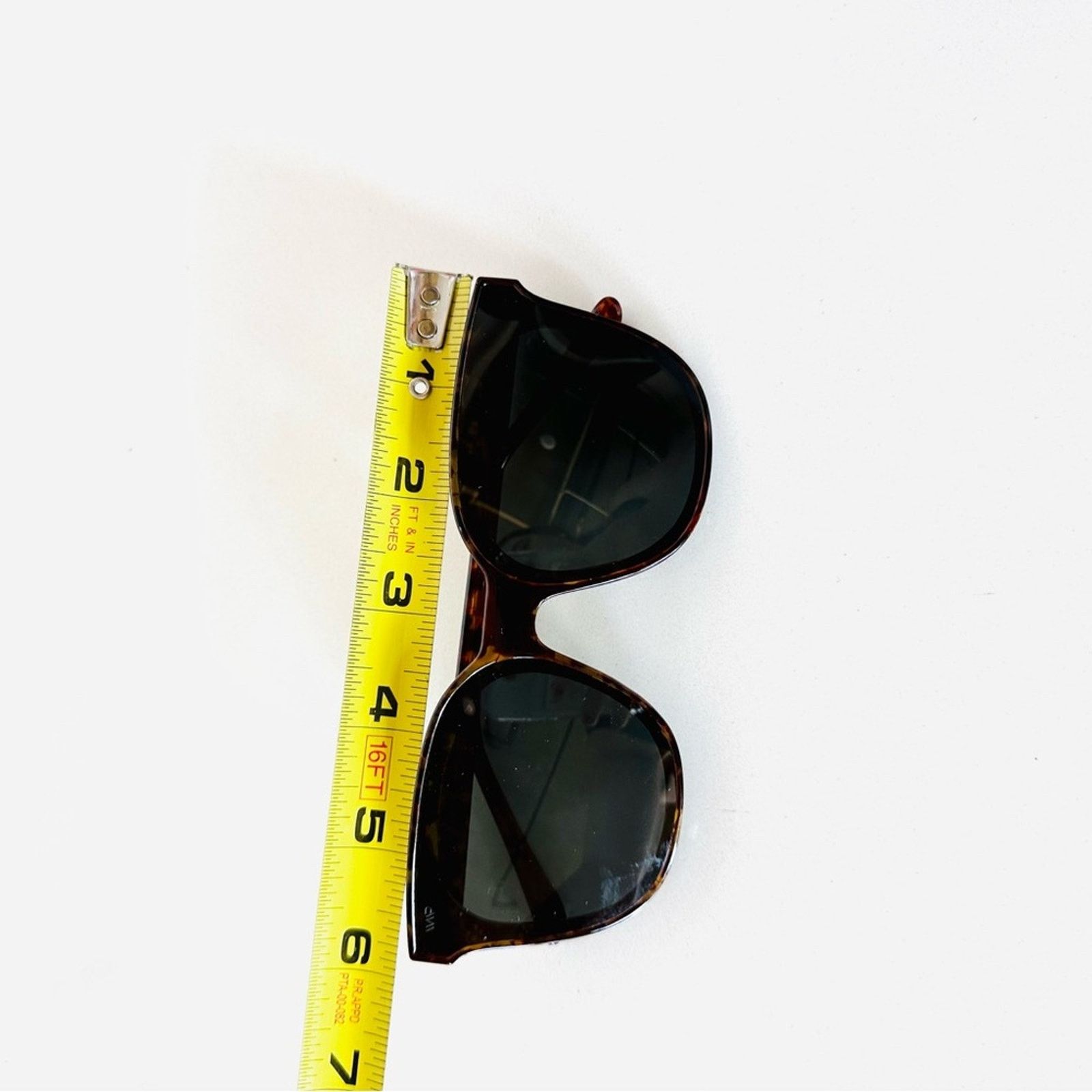 Nordstrom NEW Oversized Square Black Tortoiseshell Plastic Sunglasses Size ONE SIZE - 7 Thumbnail