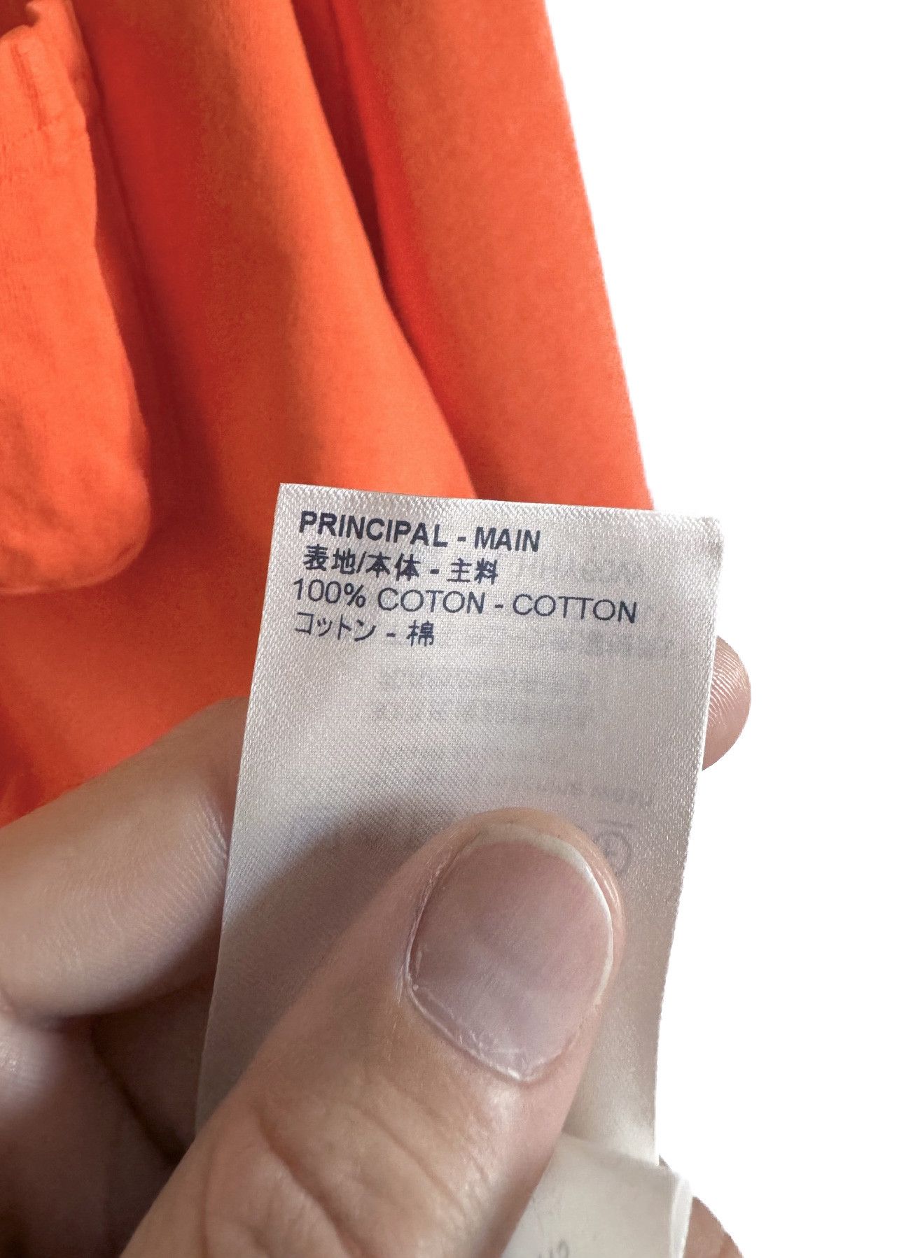 Louis Vuitton Louis vuitton 2019 Inside Orange 3D Pocket Orange T-shirt Size US XXL / EU 58 / 5 - 7 Thumbnail
