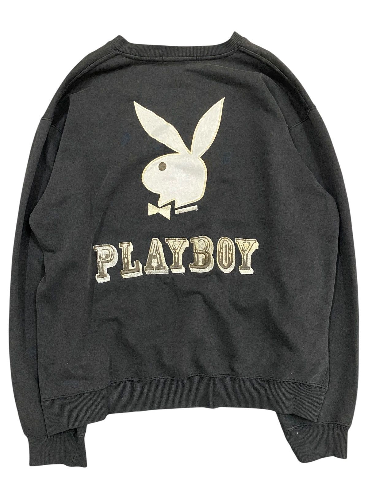 Playboy Playboy Black Sweatshirt - Size L - Embroidered Logo Size US L / EU 52-54 / 3 - 1 Thumbnail
