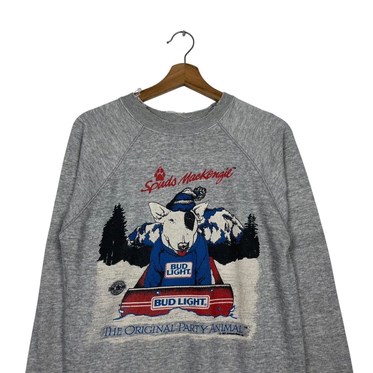 Budweiser Vintage 80s Spuds Mackenzie Bud Light Sweatshirt Size US S / EU 44-46 / 1 - 2 Thumbnail