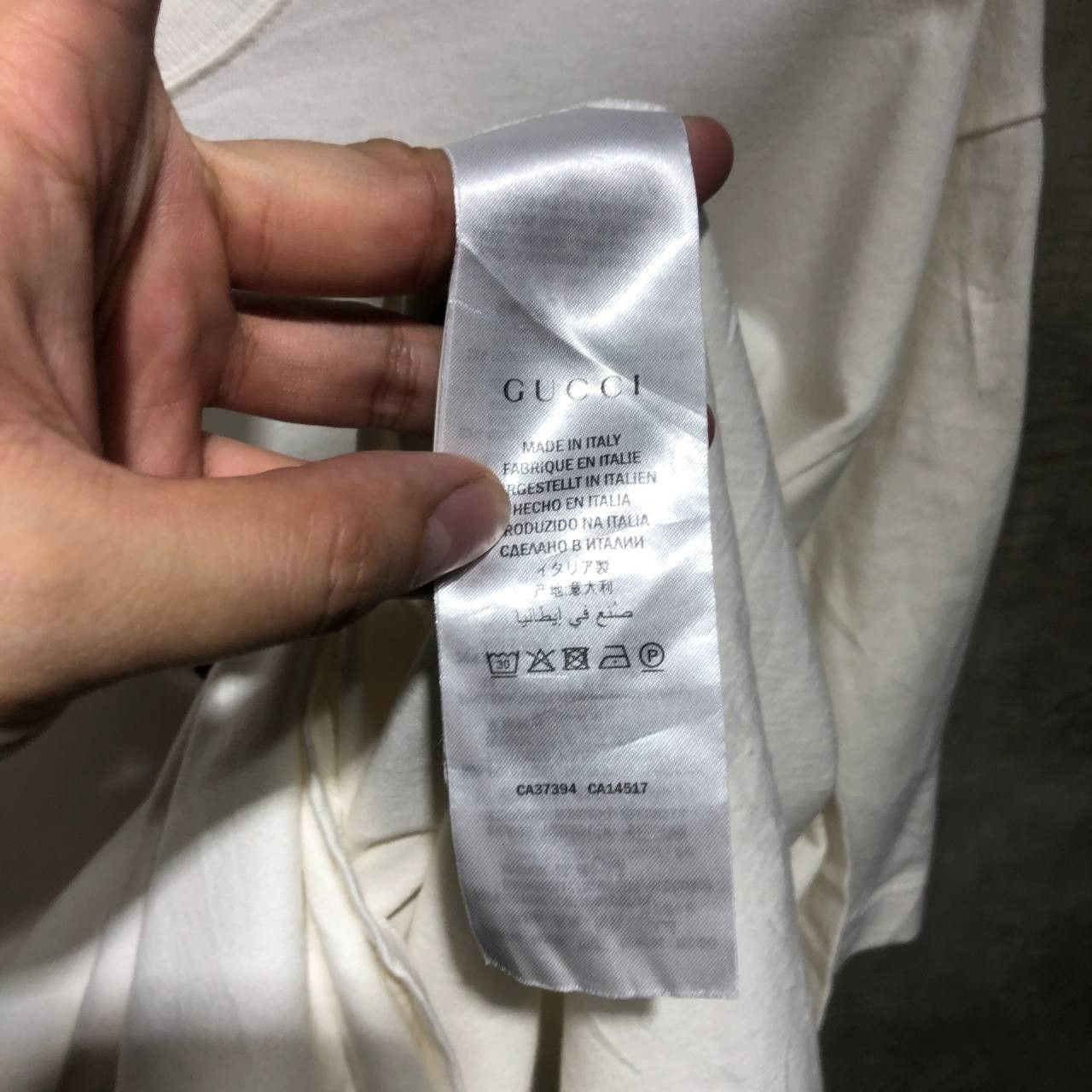 Gucci Gucci GG Giraffe embroidered tee Size US M / EU 48-50 / 2 - 9 Thumbnail