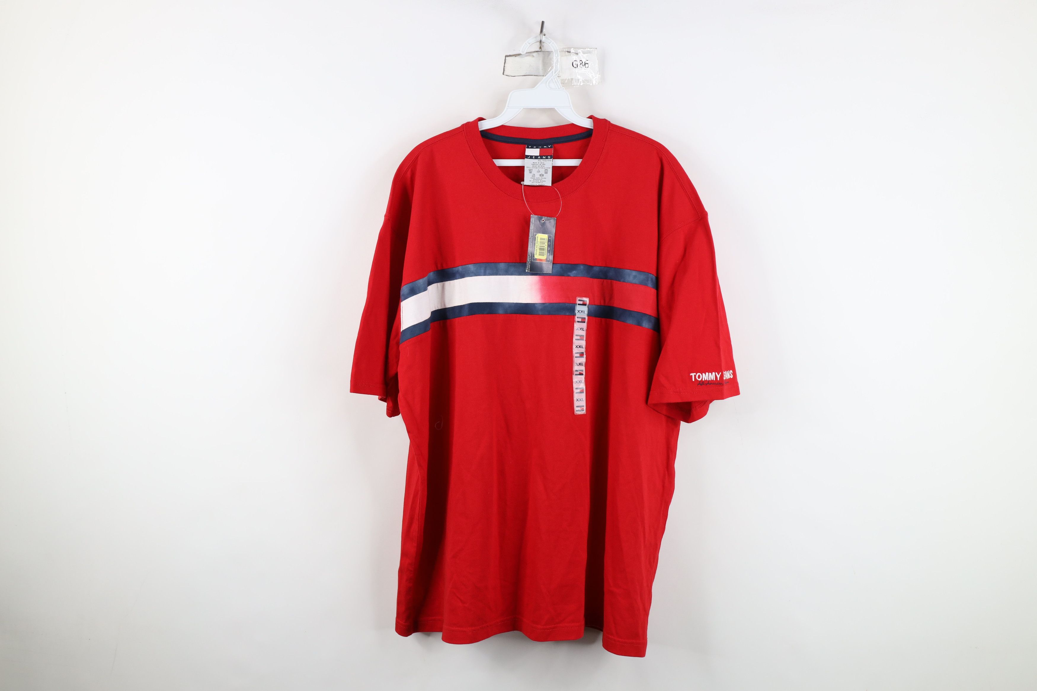 Tommy Hilfiger Deadstock Vintage Tommy Hilfiger Spell Short Sleeve T-Shirt Size US XXL / EU 58 / 5 - 1 Thumbnail