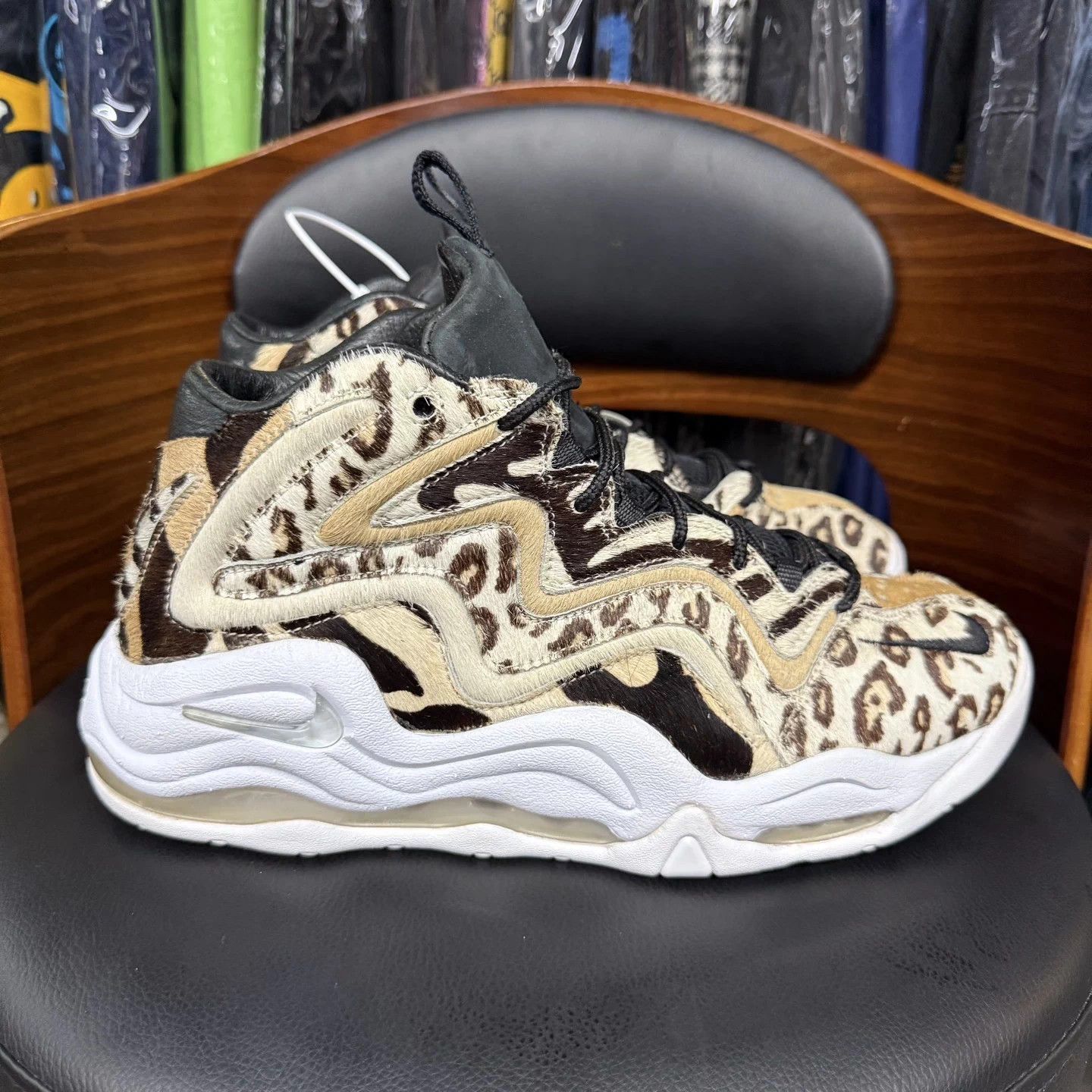 Nike Air Pippen1 X Kith Chimera Leopard Print 43 Mint 2x Worn Size US 10 / EU 43 - 4 Thumbnail