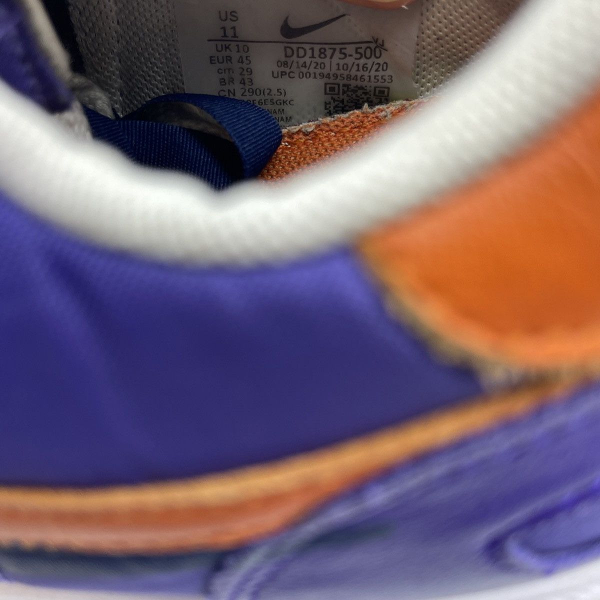 Nike Saco x vaporwaffle dark iris Size US 11 / EU 44 - 8 Thumbnail