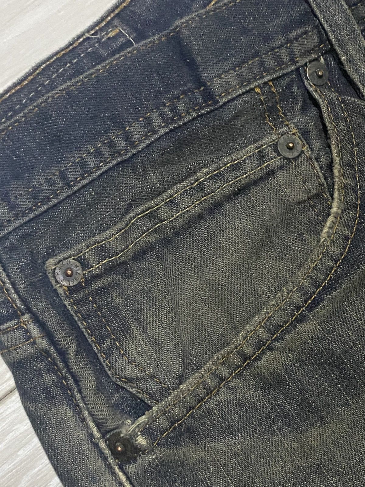 Polo Ralph Lauren W40 Polo Ralph Laurent Mud Wash Repair Baggy Jeans Size US 40 / EU 56 - 11 Thumbnail