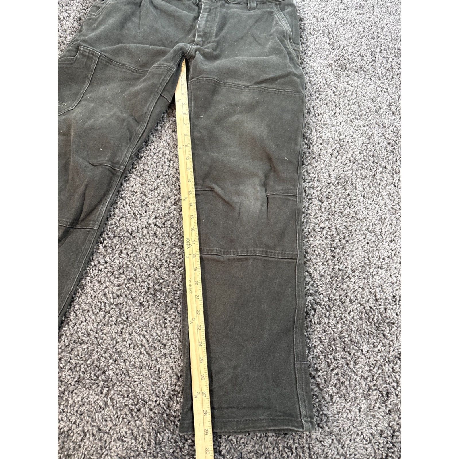 Vintage Arborwear Flannel Lined Carpenter Pants Mens 36x30 Green Pants 34 Inseam 30 Regular Men Green Carpenter Lined Flannel 36x30 Size US 34 / EU 50 - 2 Thumbnail