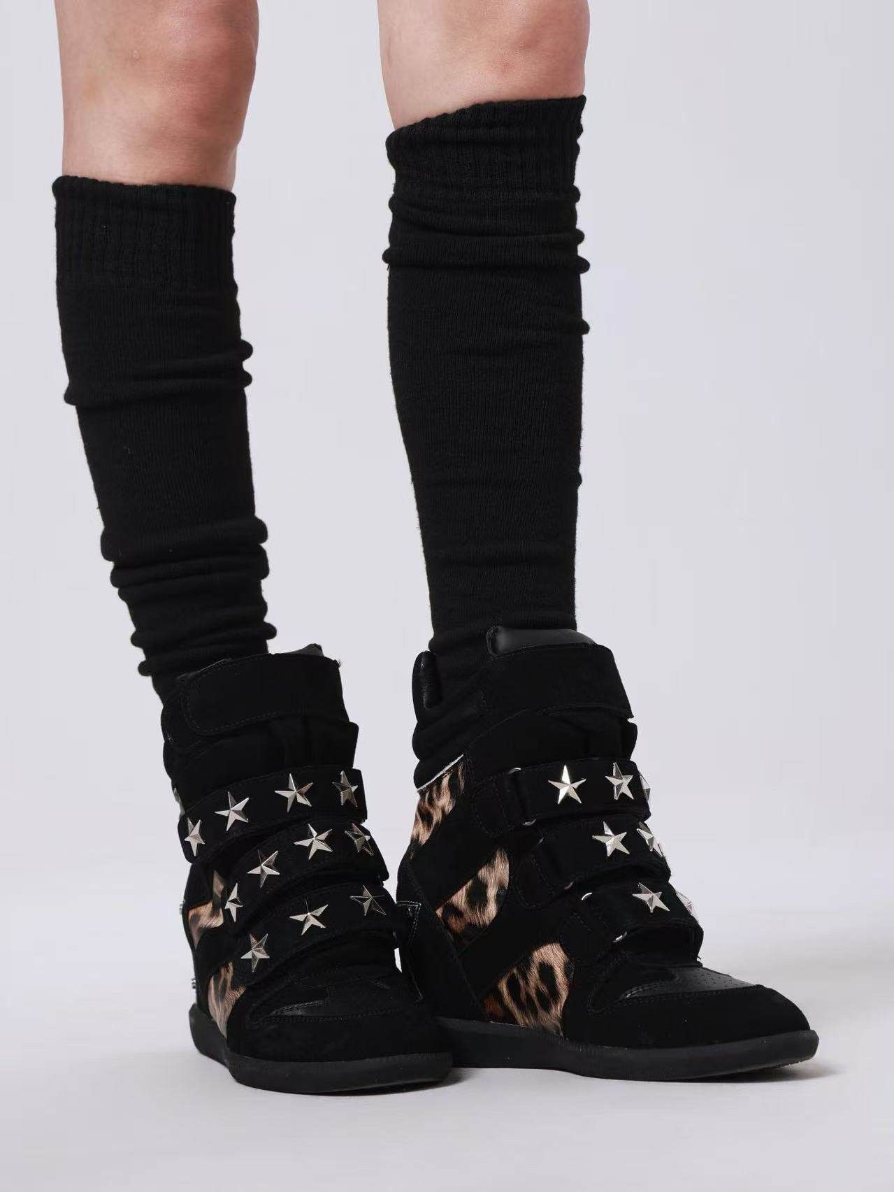 Vintage Star Leopard Shoes Size US 8 / IT 38 - 2 Thumbnail