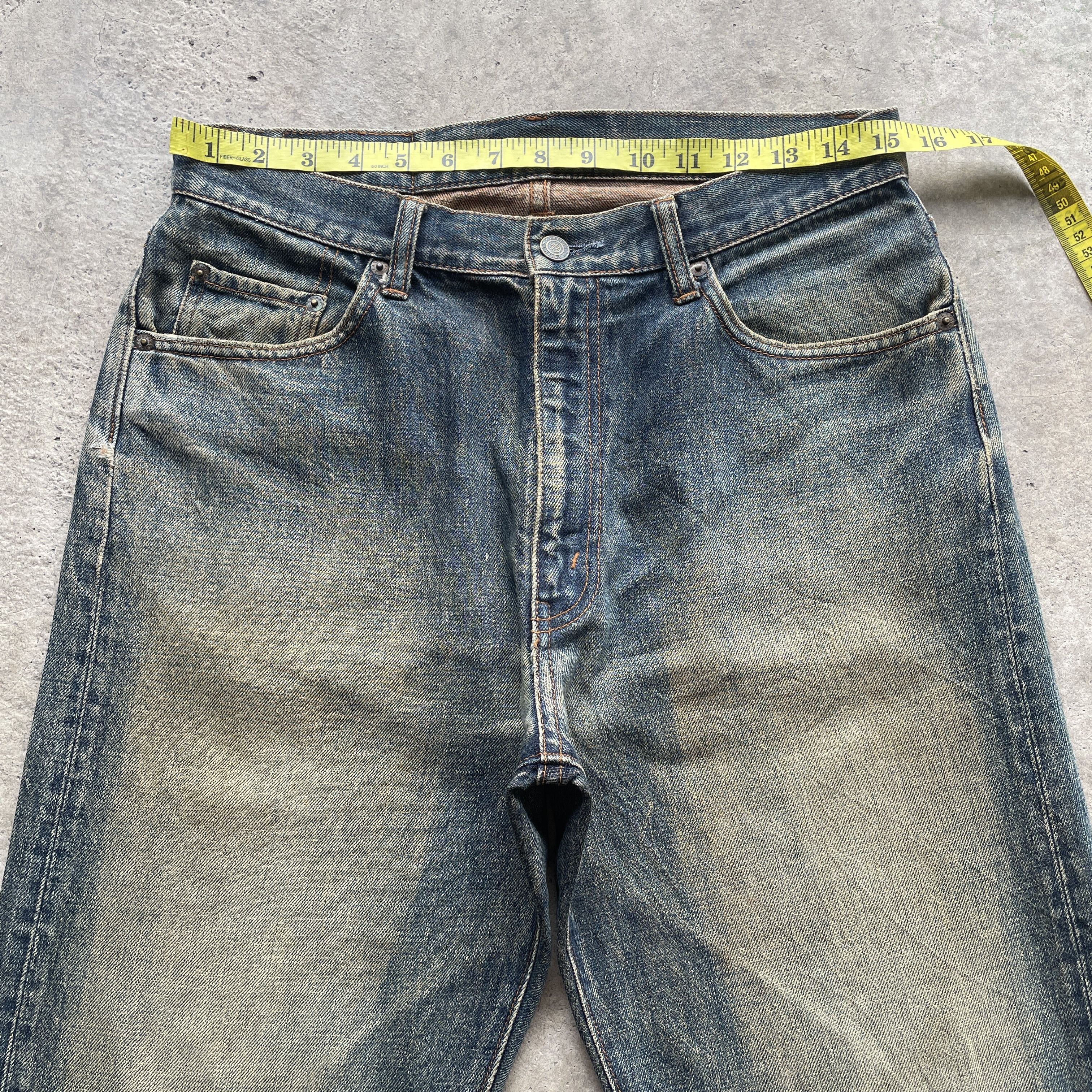 Japanese Brand × Rusty × Vintage W31x28.5 VINTAGE JAPAN JEANS RUSTY DENIM FADED PANTS Size US 31 - 5 Thumbnail