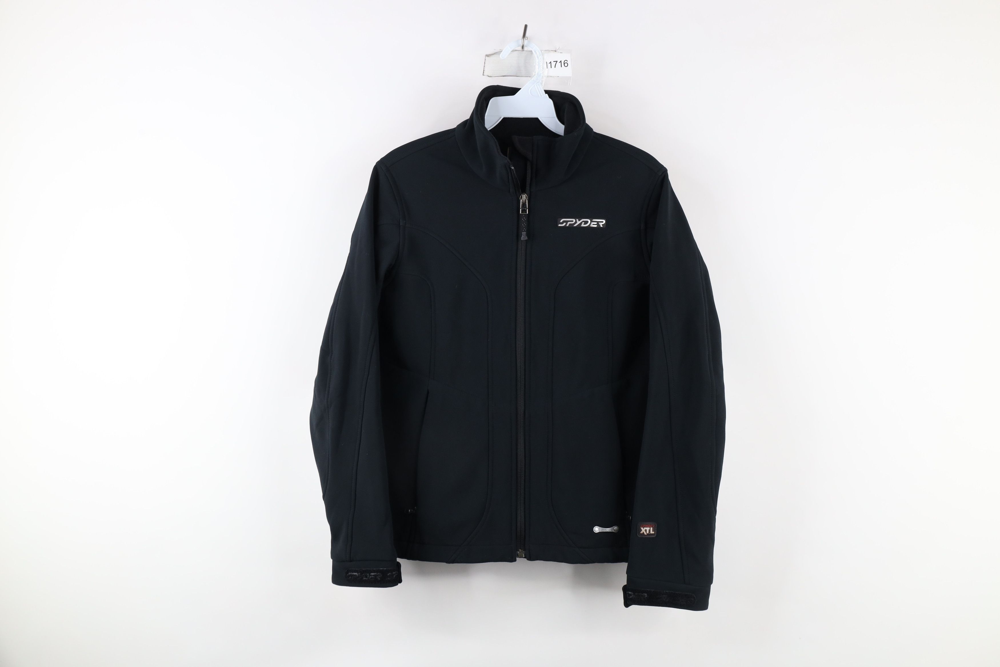 Spyder × Vintage Vintage Spyder XT.L Lined Soft Shell Full Zip Jacket Black Size M / US 6-8 / IT 42-44 - 1 Thumbnail