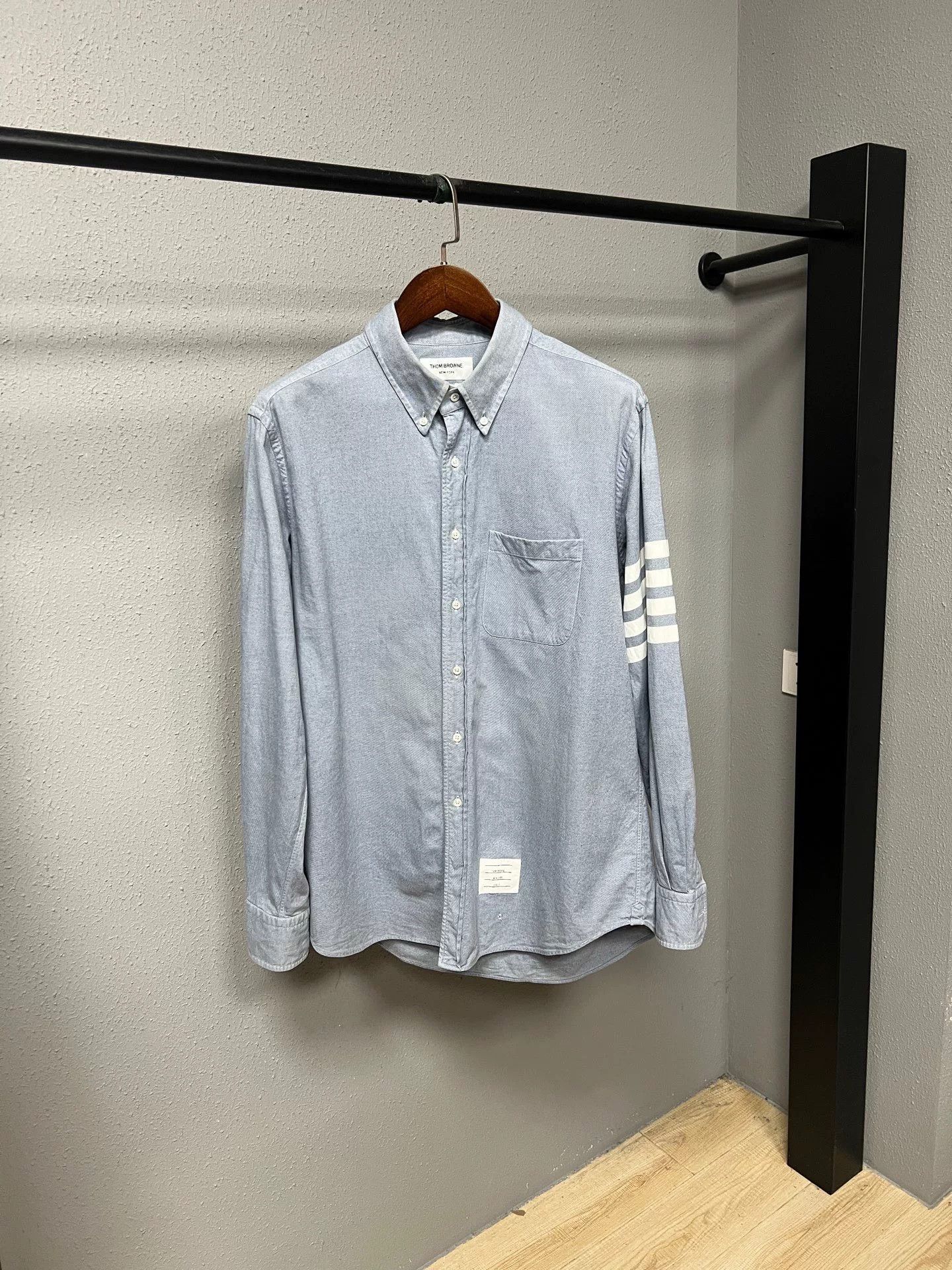 Thom Browne thom browne denim long sleeve shirt Size US L / EU 52-54 / 3 - 1 Thumbnail