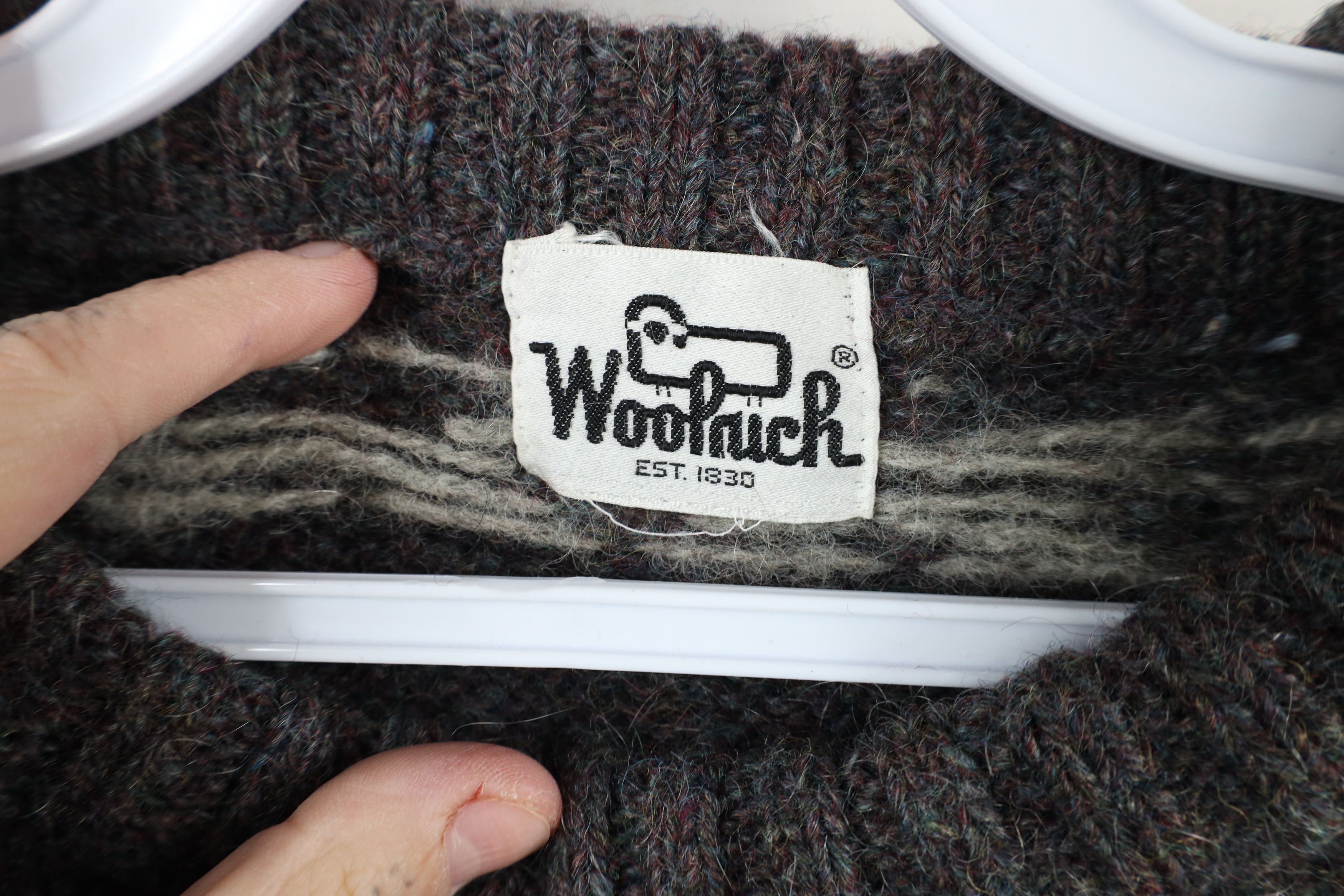 Vintage × Woolrich Woolen Mills Vintage 70s Woolrich Wool Knit Crewneck Sweater USA Size US S / EU 44-46 / 1 - 6 Thumbnail