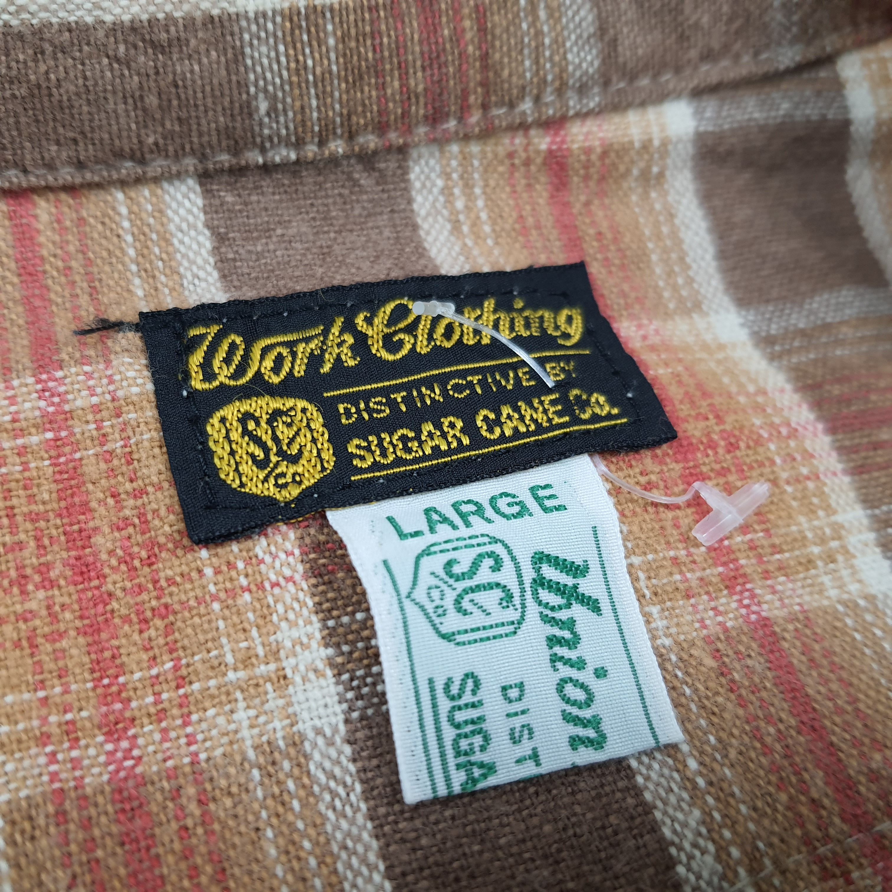 Sugar Cane Vintage Sugar Cane Japan Flannel Button Up Shirt C294N42 Size US M / EU 48-50 / 2 - 5 Thumbnail