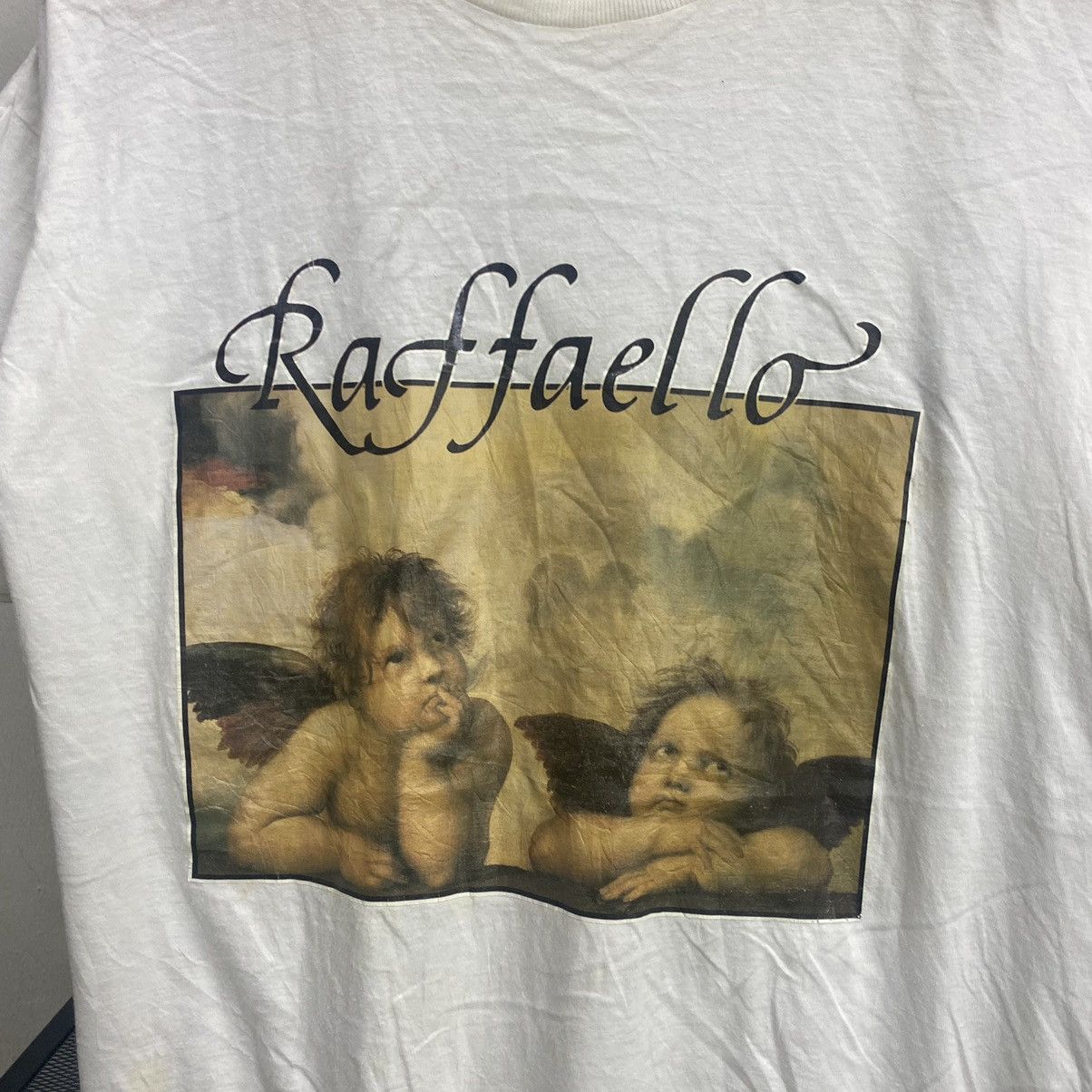 Vintage Vintage 1990’s Raffaello Sanzio Art T Shirt Angels Size US S / EU 44-46 / 1 - 5 Thumbnail