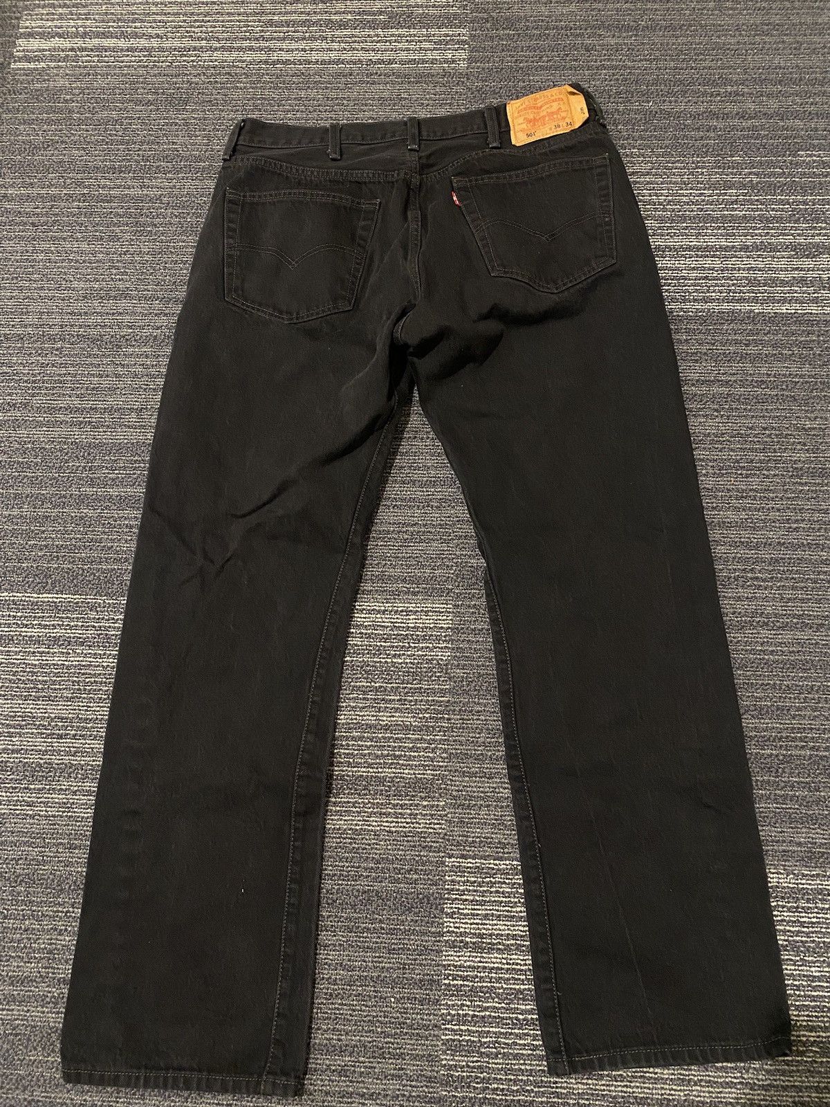 Levi's × Vintage Vintage Levis 501 Jeans 38x34 Black 90s Denim Skater Punk Size US 38 / EU 54 - 4 Thumbnail