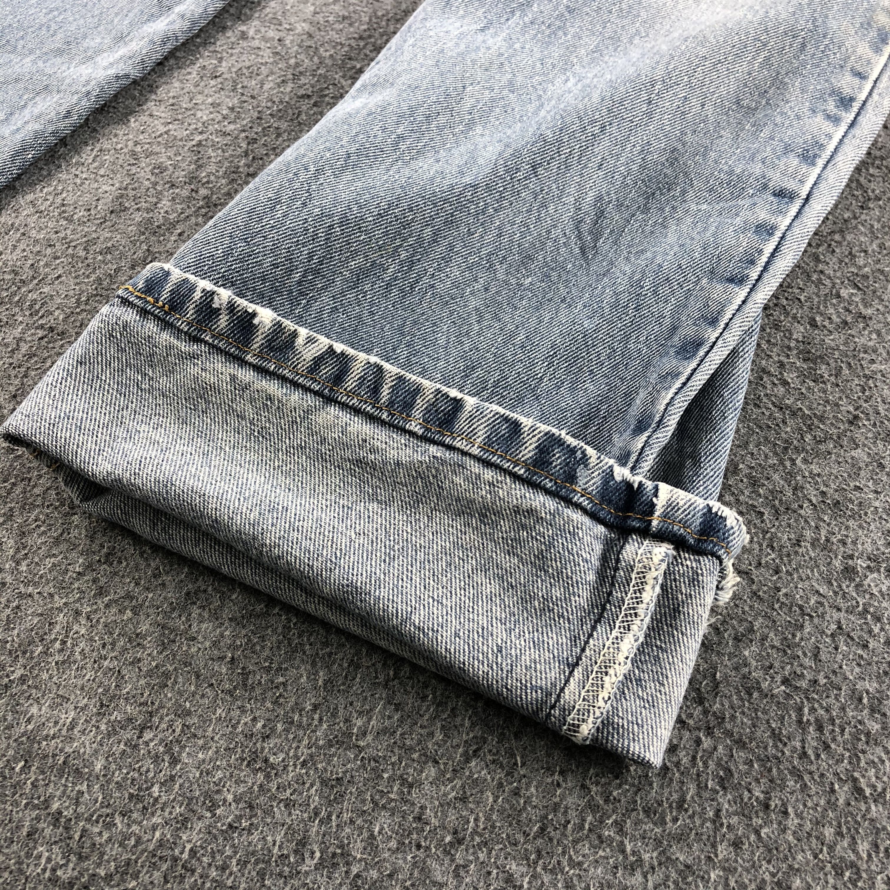 Levi's Light Wash Vintage Levis 505 Distress Jeans-J1187 Size US 34 / EU 50 - 7 Thumbnail