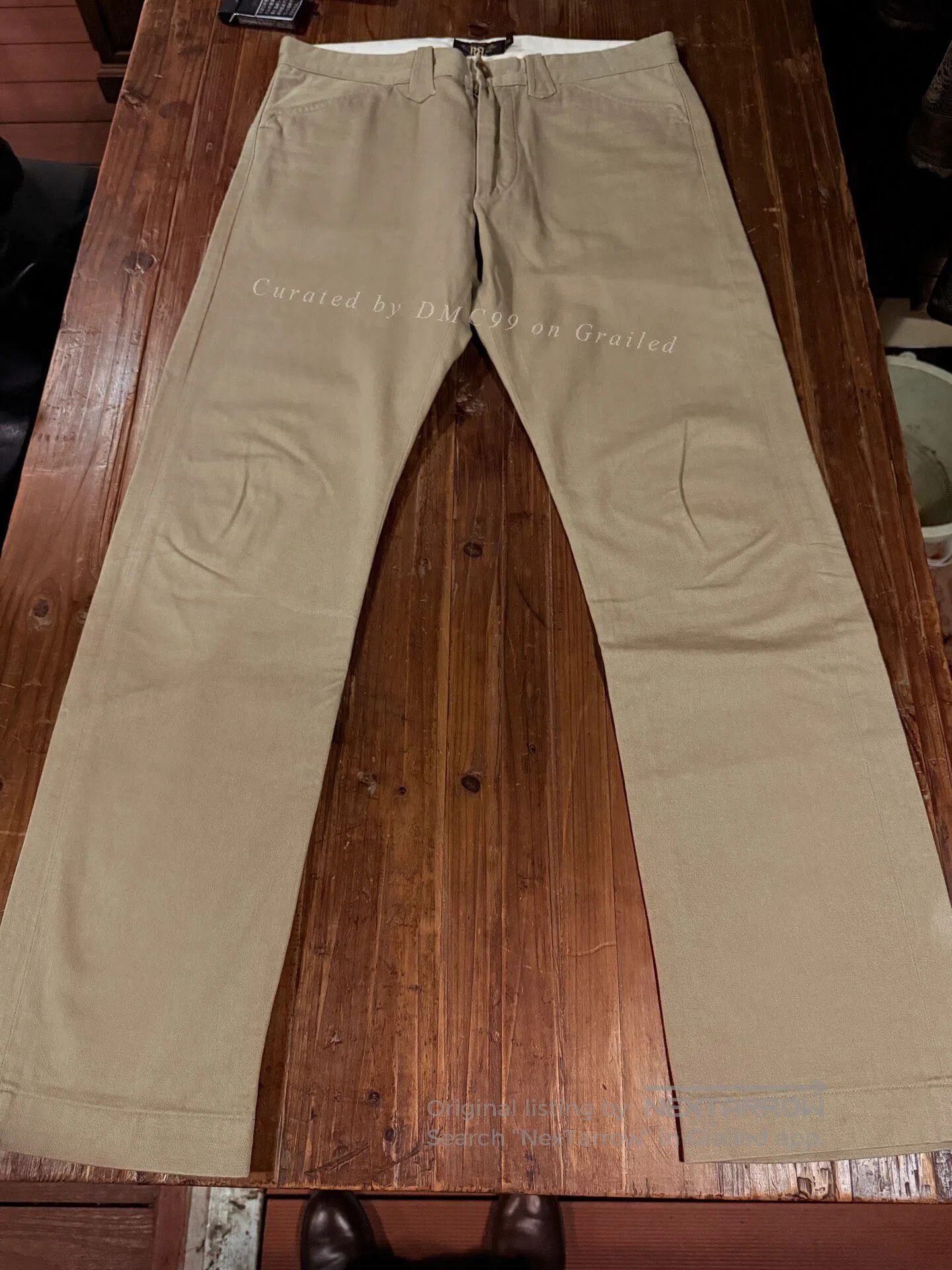 RRL Ralph Lauren Beige Heavyweight Cargo Pants, Size 32 | Grailed