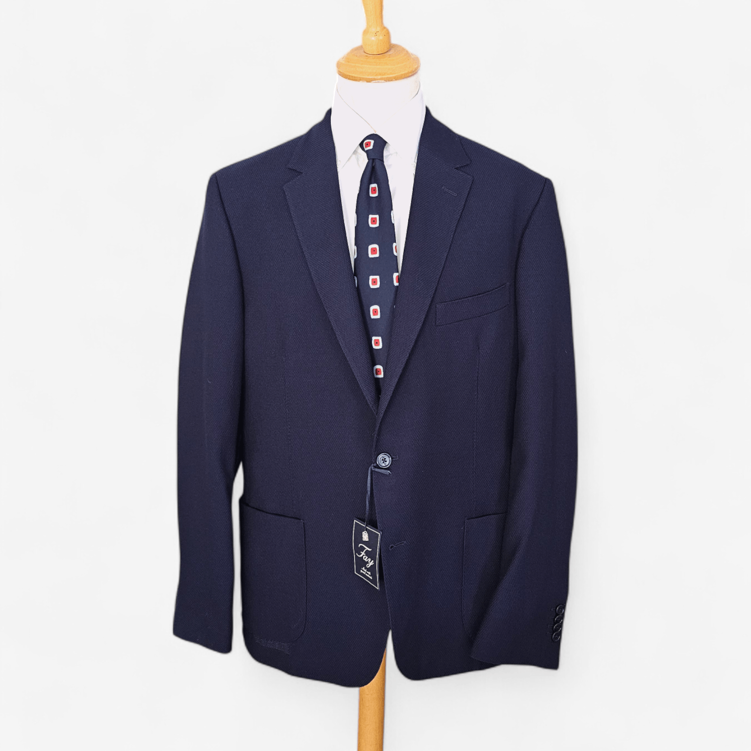 Fay NWT Fay Wool Blazer Unlined Size 56 Navy Size 46R - 1 Thumbnail