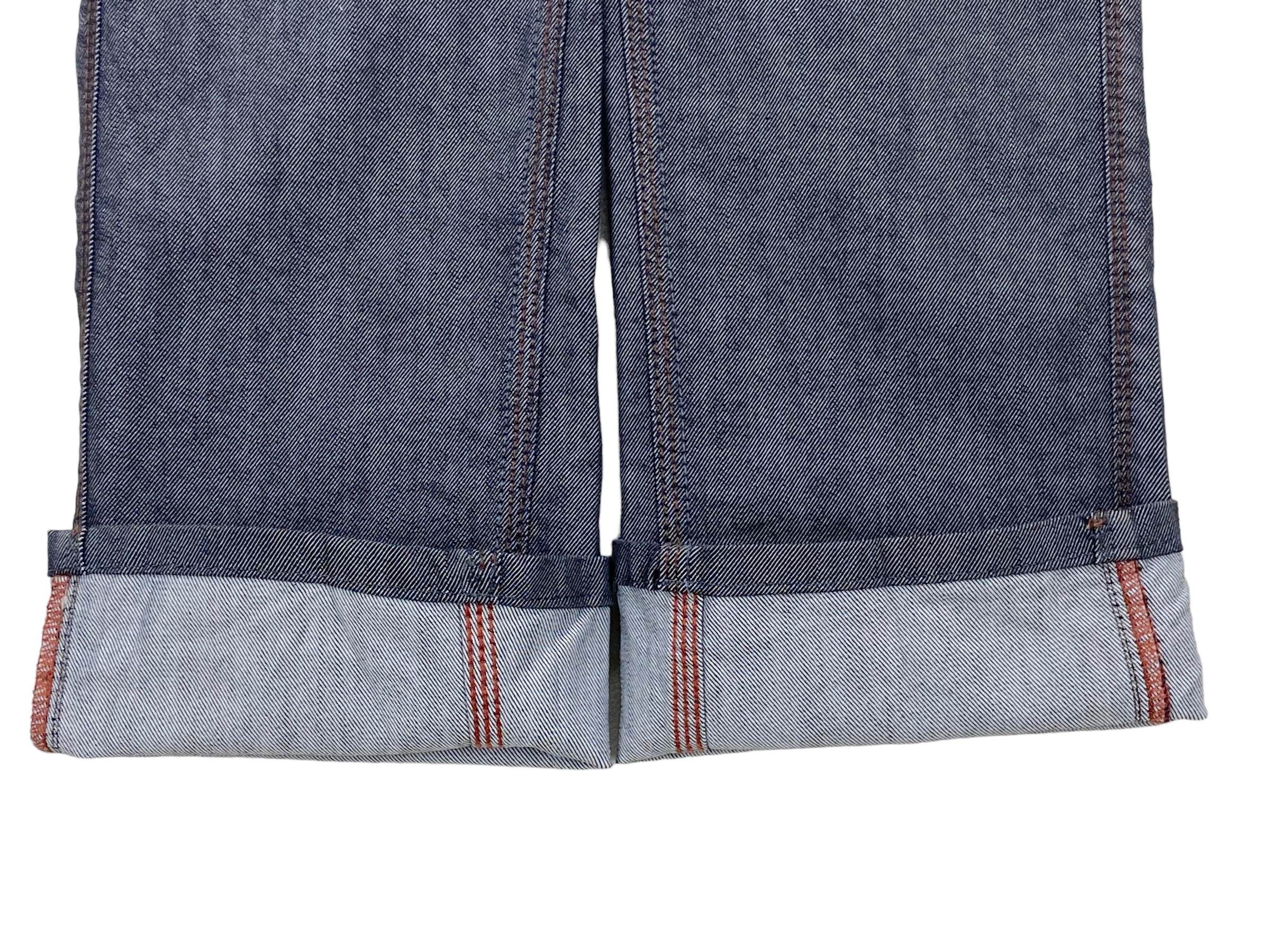 Japanese Brand × Nicole Club Nicole Embroided Pocket Hickory Skateboard Distressed Jeans Size US 29 - 8 Thumbnail