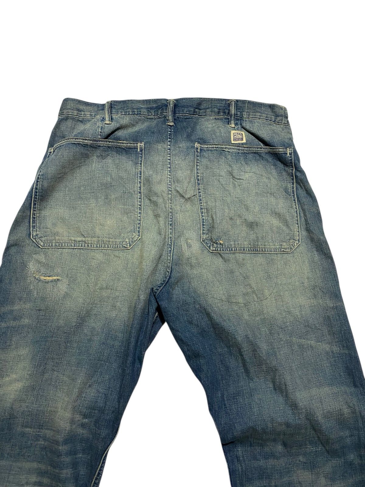 RRL Ralph Lauren Polo Ralph Lauren Patchwork Denim Pants Size US 39 - 5 Thumbnail