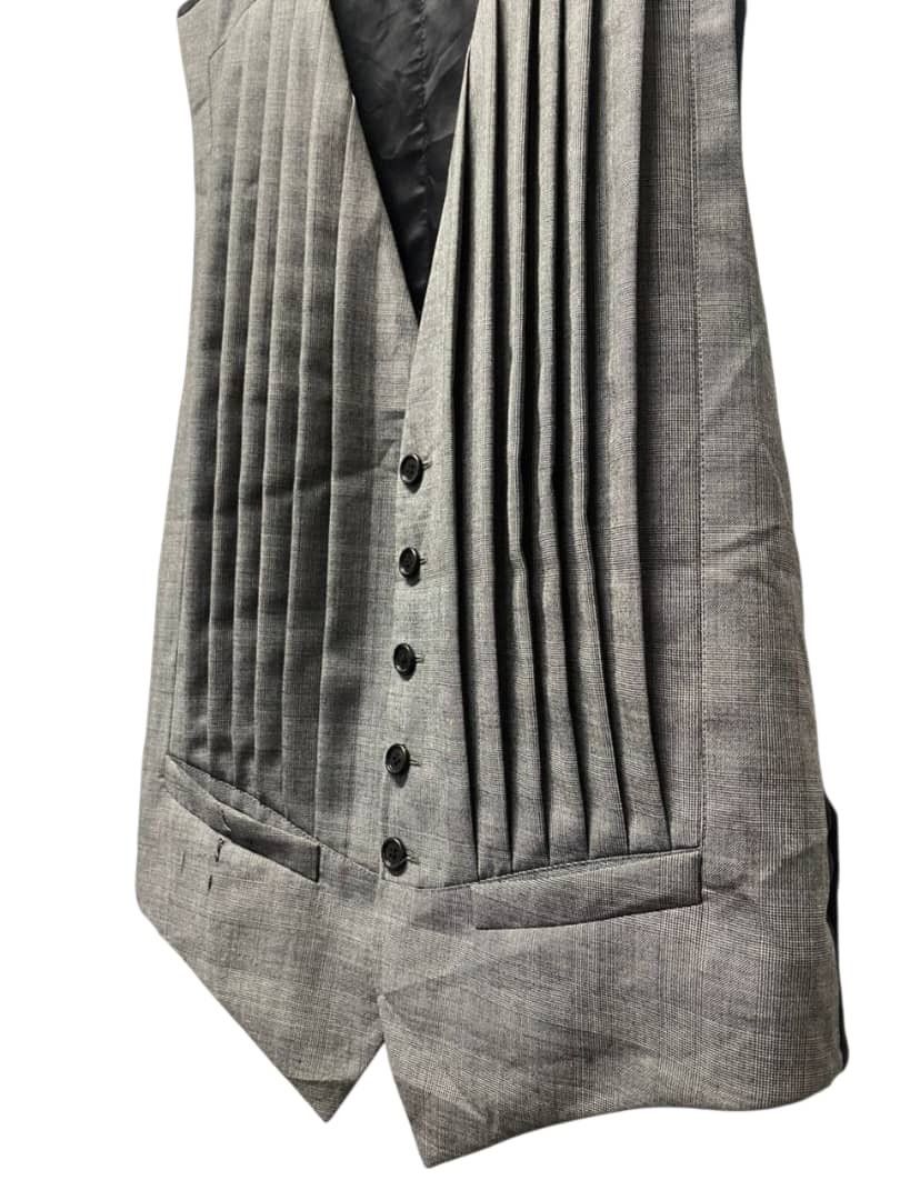 Dior Dior Homme x Hide Slimane Pleated Vest Size 46R - 4 Thumbnail